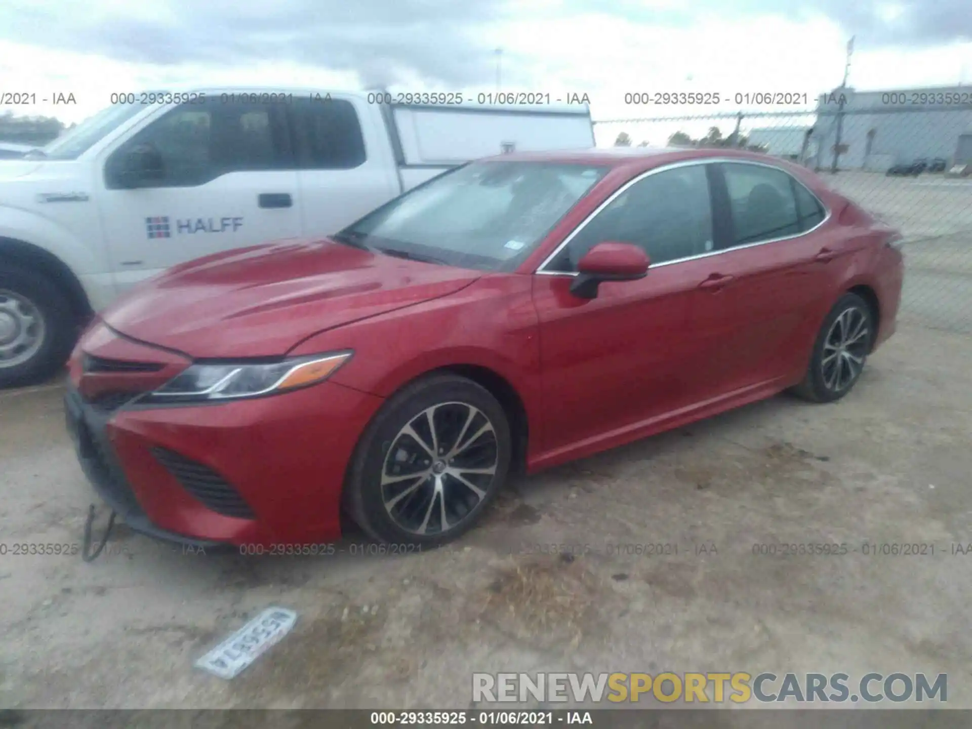 2 Photograph of a damaged car 4T1G11AK3LU342438 TOYOTA CAMRY 2020