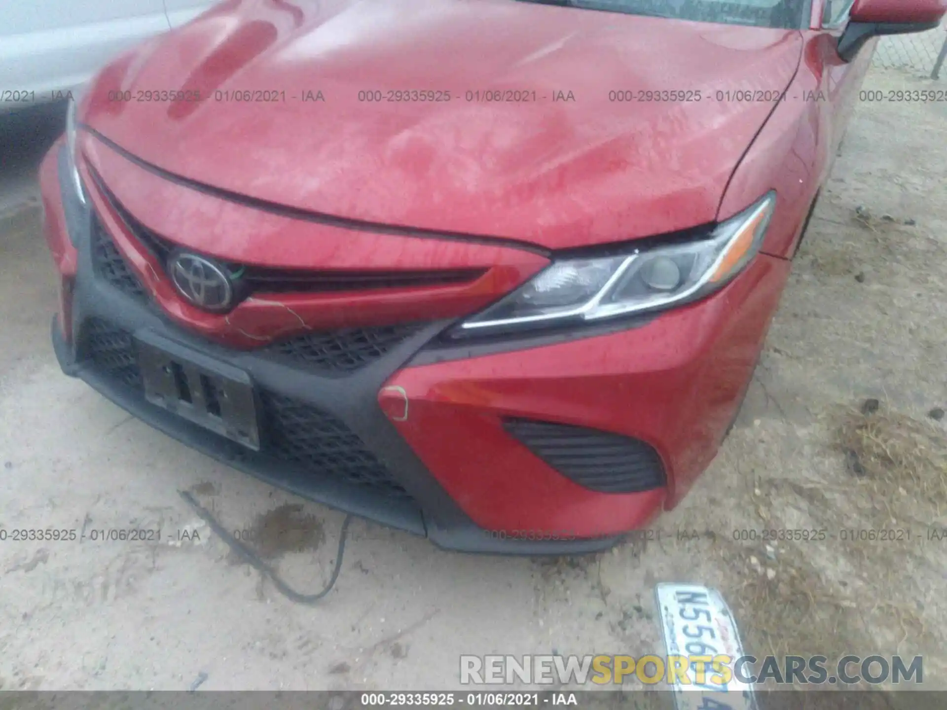 6 Photograph of a damaged car 4T1G11AK3LU342438 TOYOTA CAMRY 2020