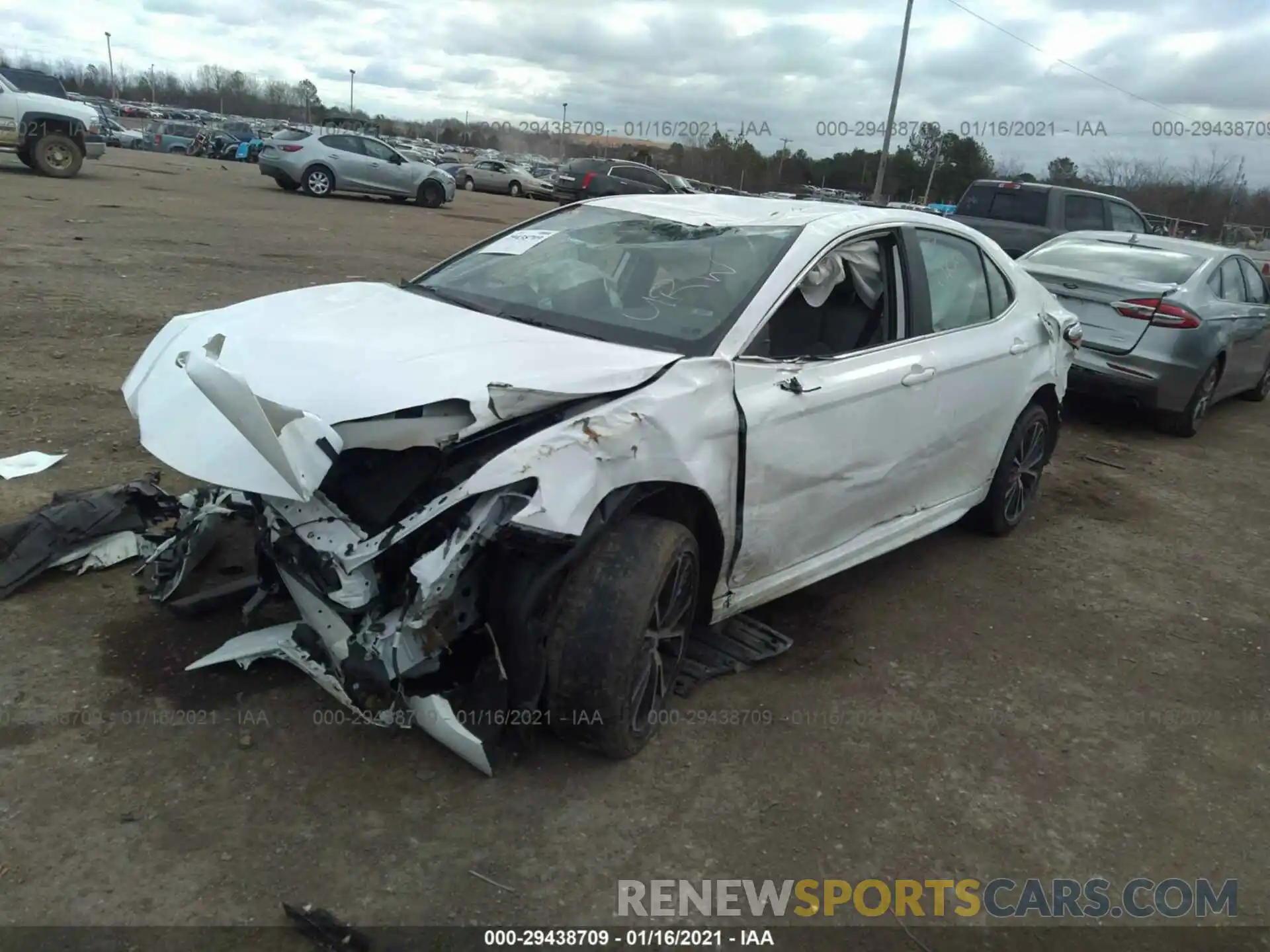 2 Photograph of a damaged car 4T1G11AK3LU342696 TOYOTA CAMRY 2020