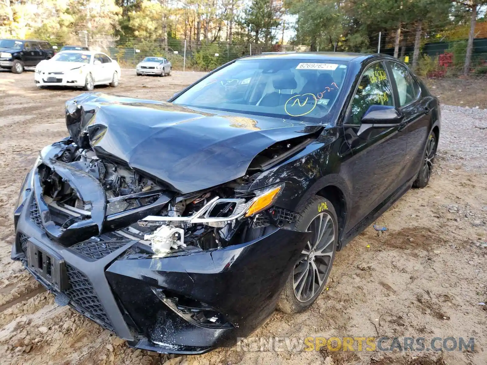 2 Photograph of a damaged car 4T1G11AK3LU343959 TOYOTA CAMRY 2020