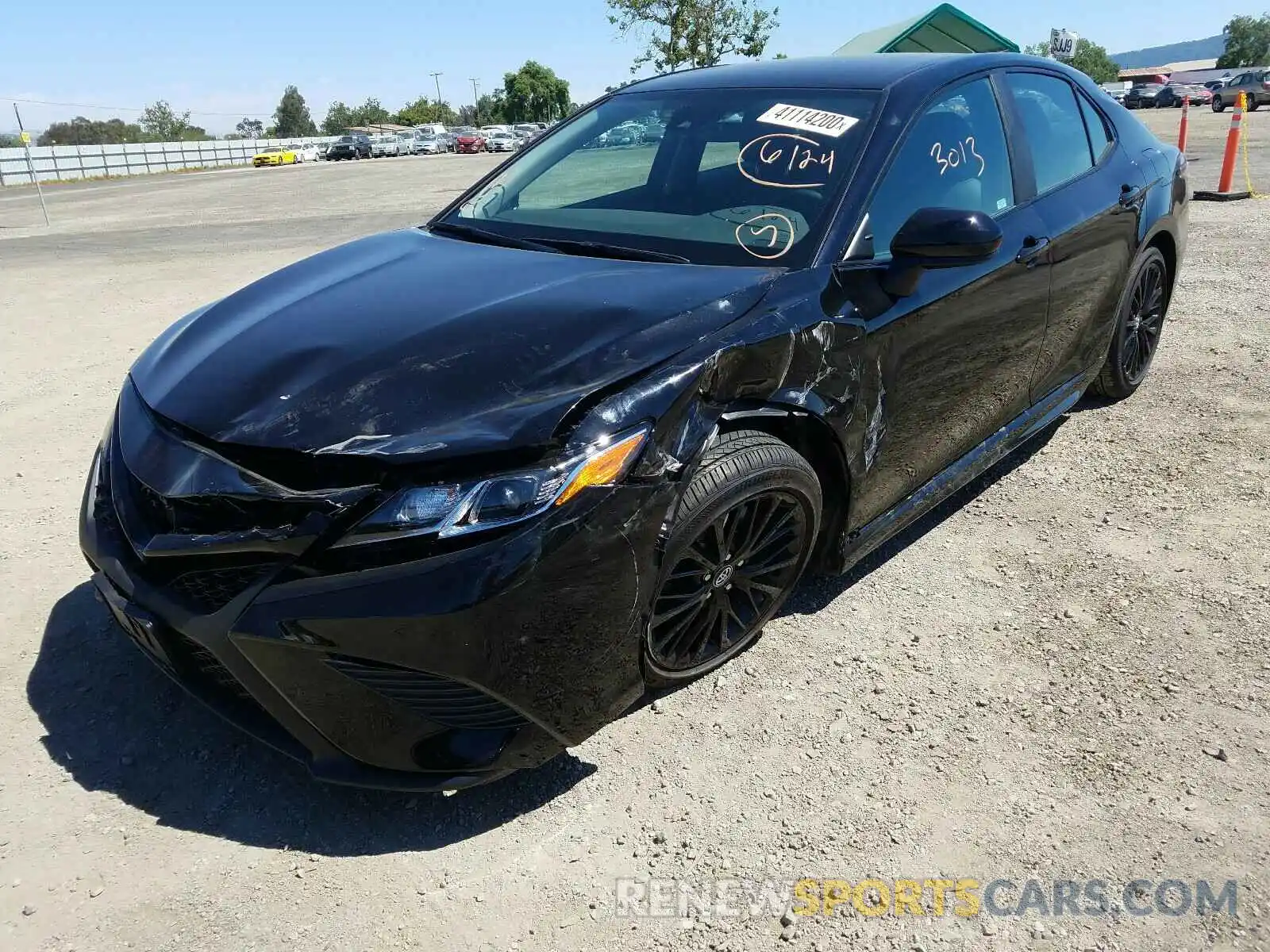 2 Photograph of a damaged car 4T1G11AK3LU346375 TOYOTA CAMRY 2020