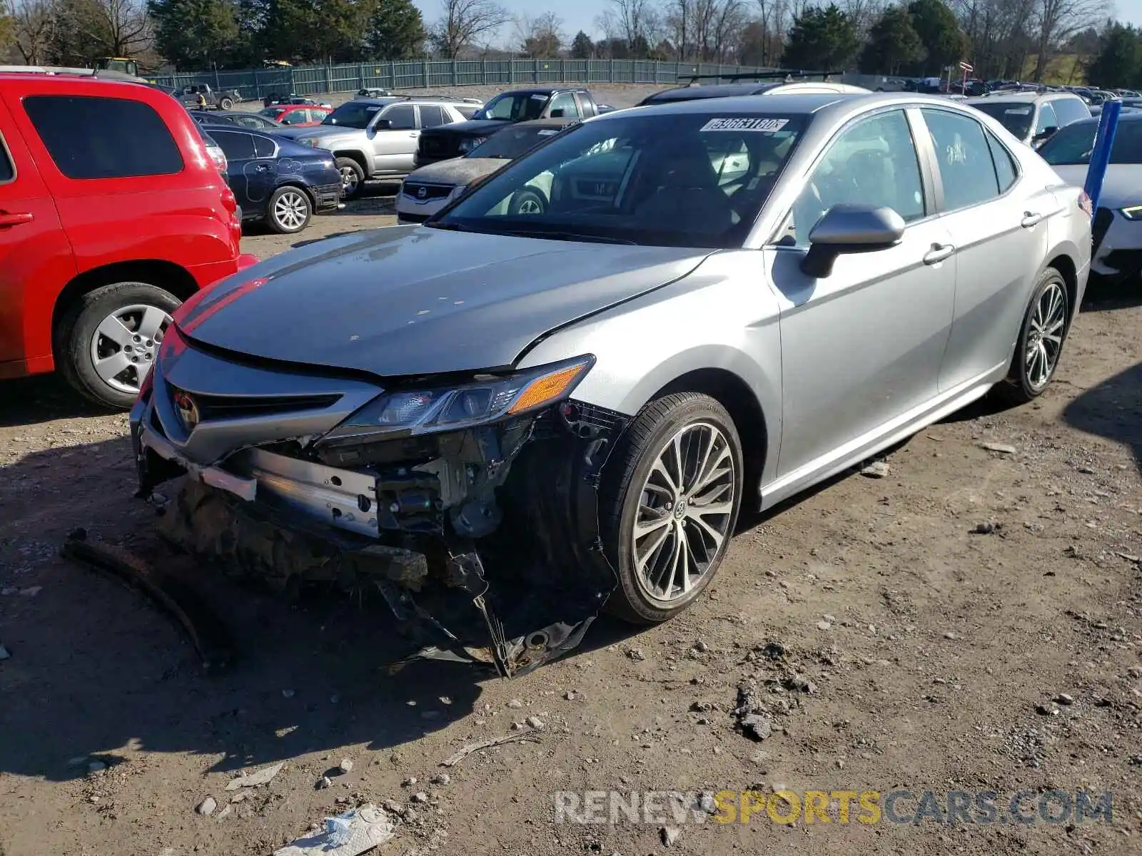 2 Photograph of a damaged car 4T1G11AK3LU346442 TOYOTA CAMRY 2020