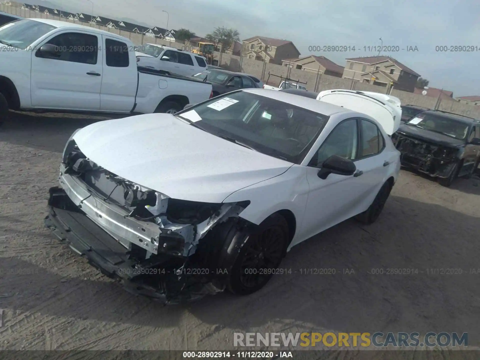 2 Photograph of a damaged car 4T1G11AK3LU353407 TOYOTA CAMRY 2020