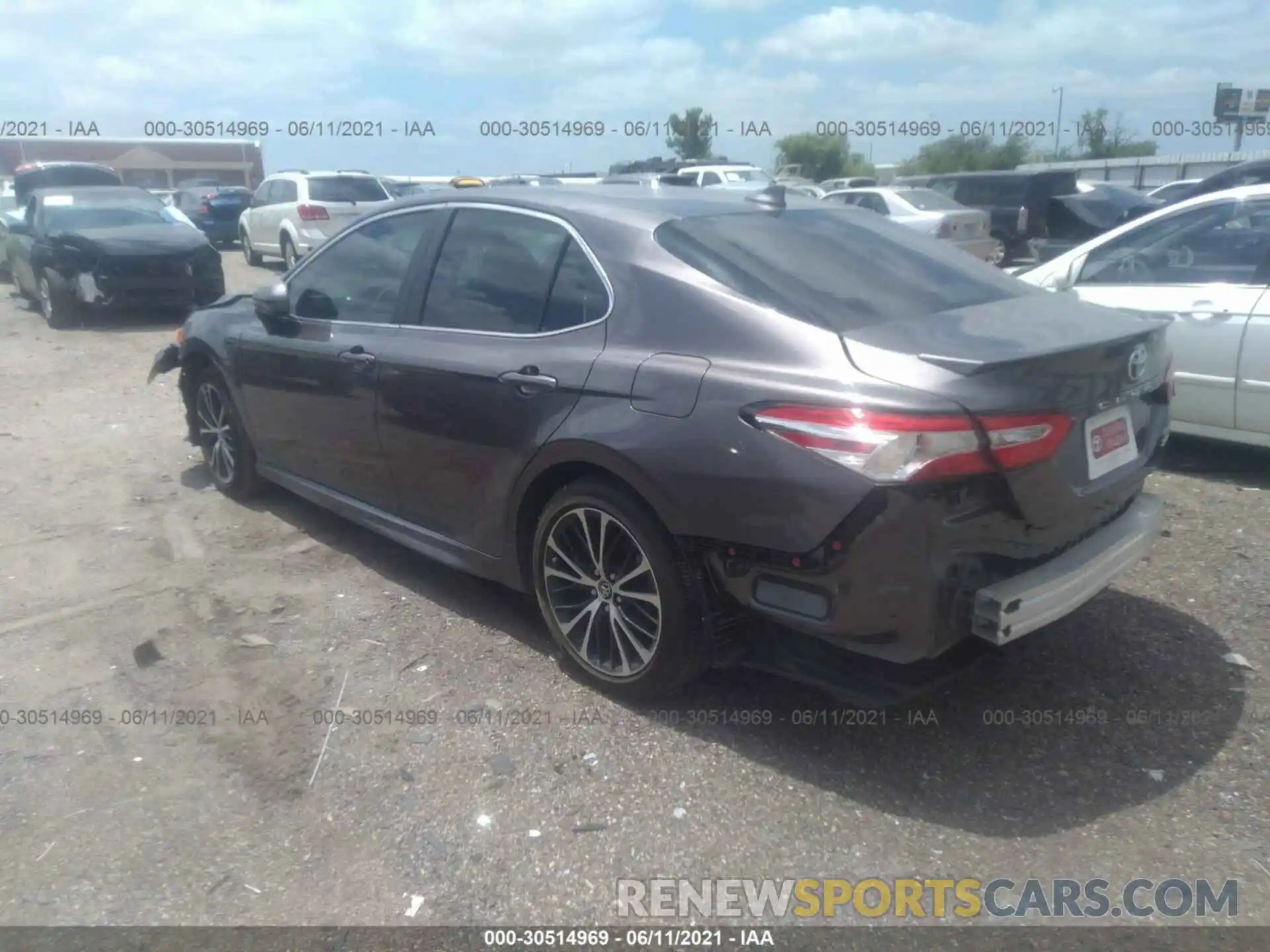 3 Photograph of a damaged car 4T1G11AK3LU354704 TOYOTA CAMRY 2020