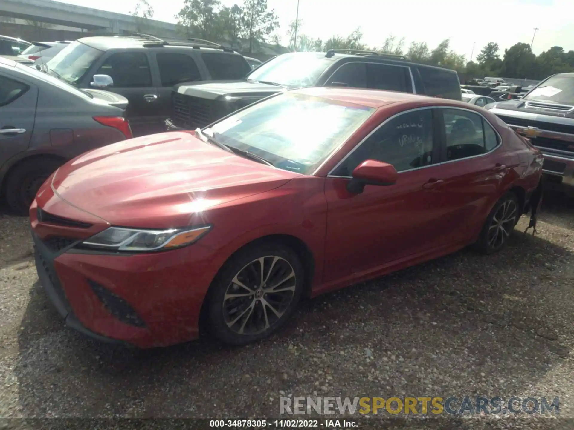 2 Photograph of a damaged car 4T1G11AK3LU357215 TOYOTA CAMRY 2020