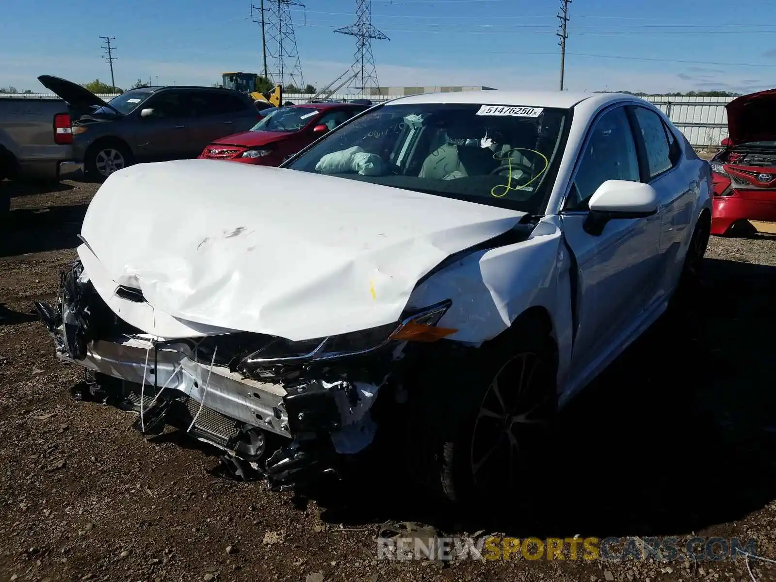 2 Photograph of a damaged car 4T1G11AK3LU362544 TOYOTA CAMRY 2020