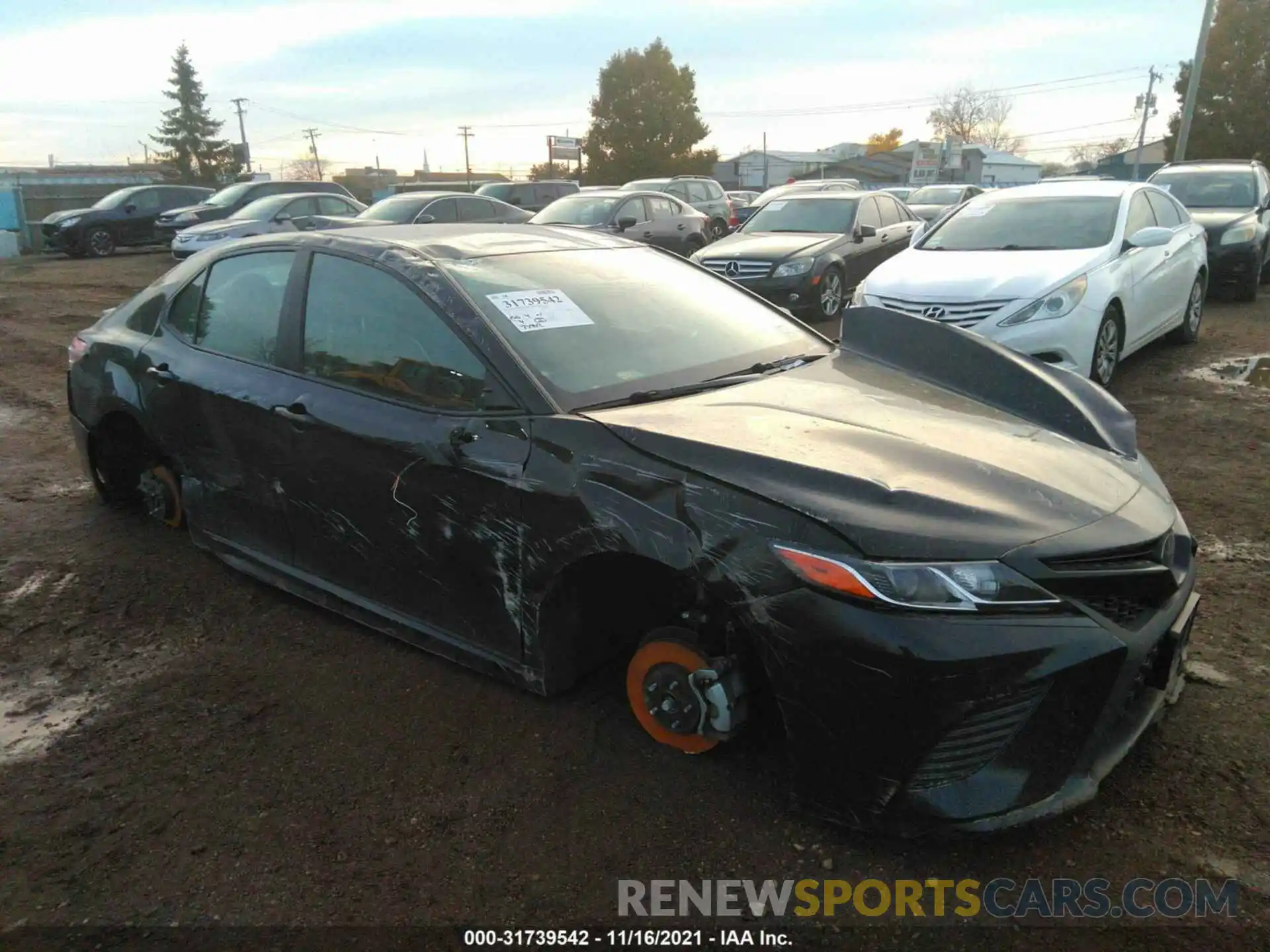 1 Photograph of a damaged car 4T1G11AK3LU372149 TOYOTA CAMRY 2020