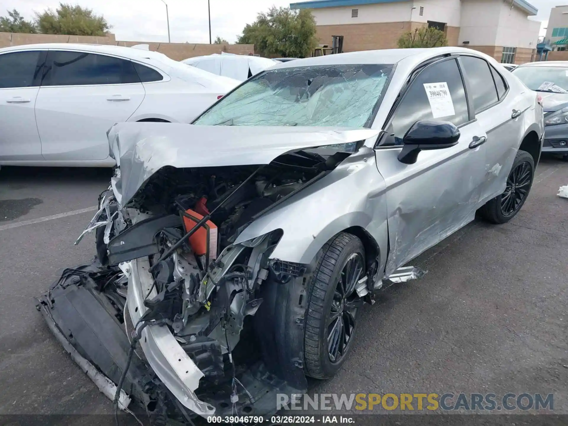 2 Photograph of a damaged car 4T1G11AK3LU376380 TOYOTA CAMRY 2020