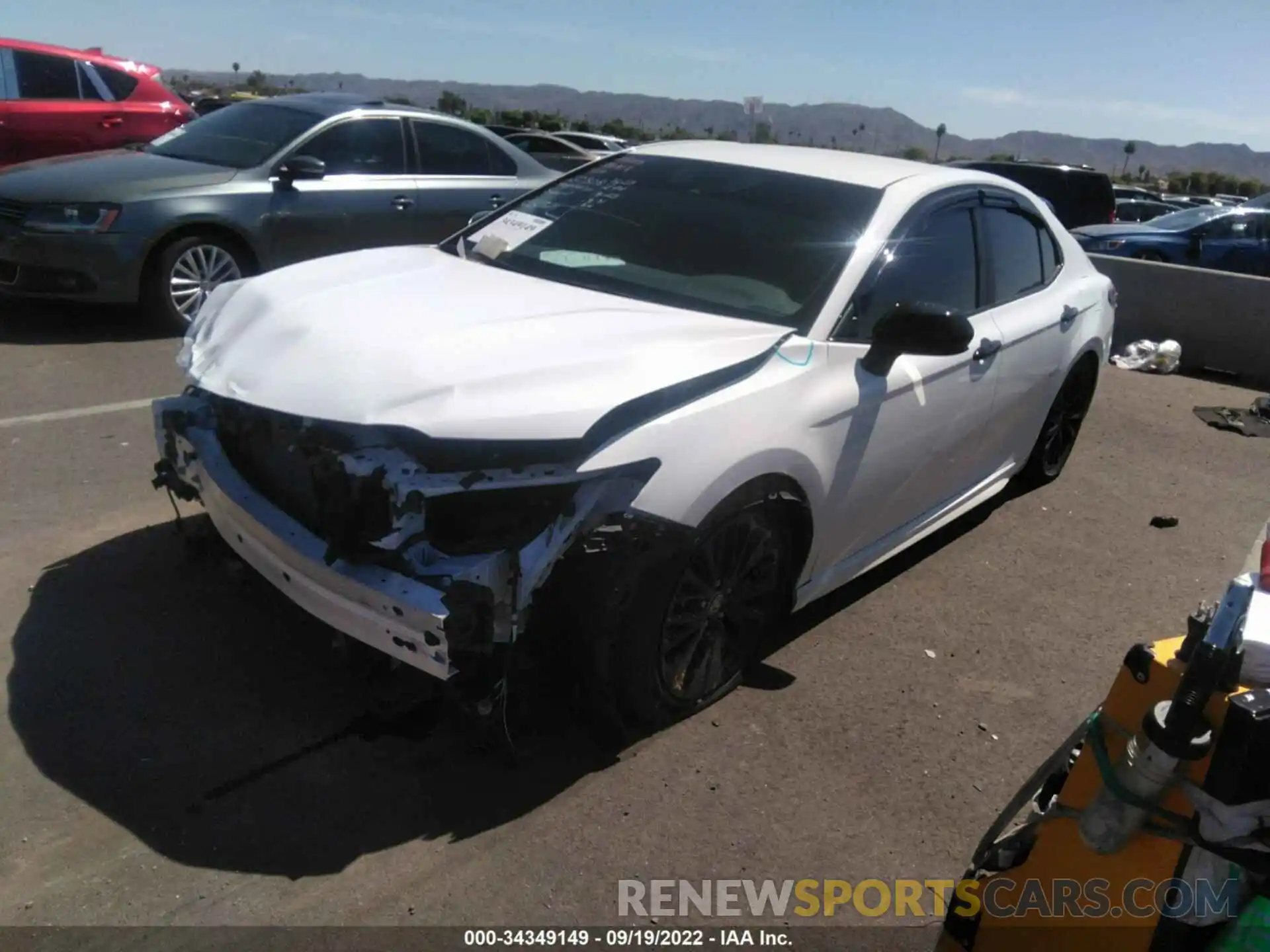 2 Photograph of a damaged car 4T1G11AK3LU379344 TOYOTA CAMRY 2020