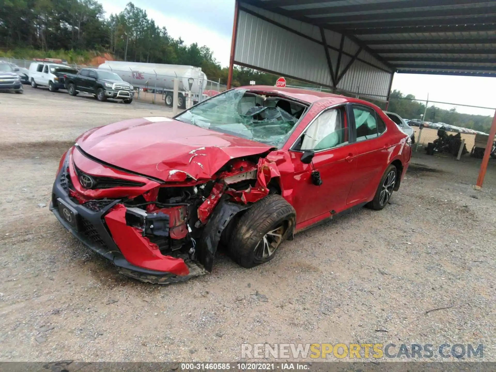 2 Photograph of a damaged car 4T1G11AK3LU389940 TOYOTA CAMRY 2020