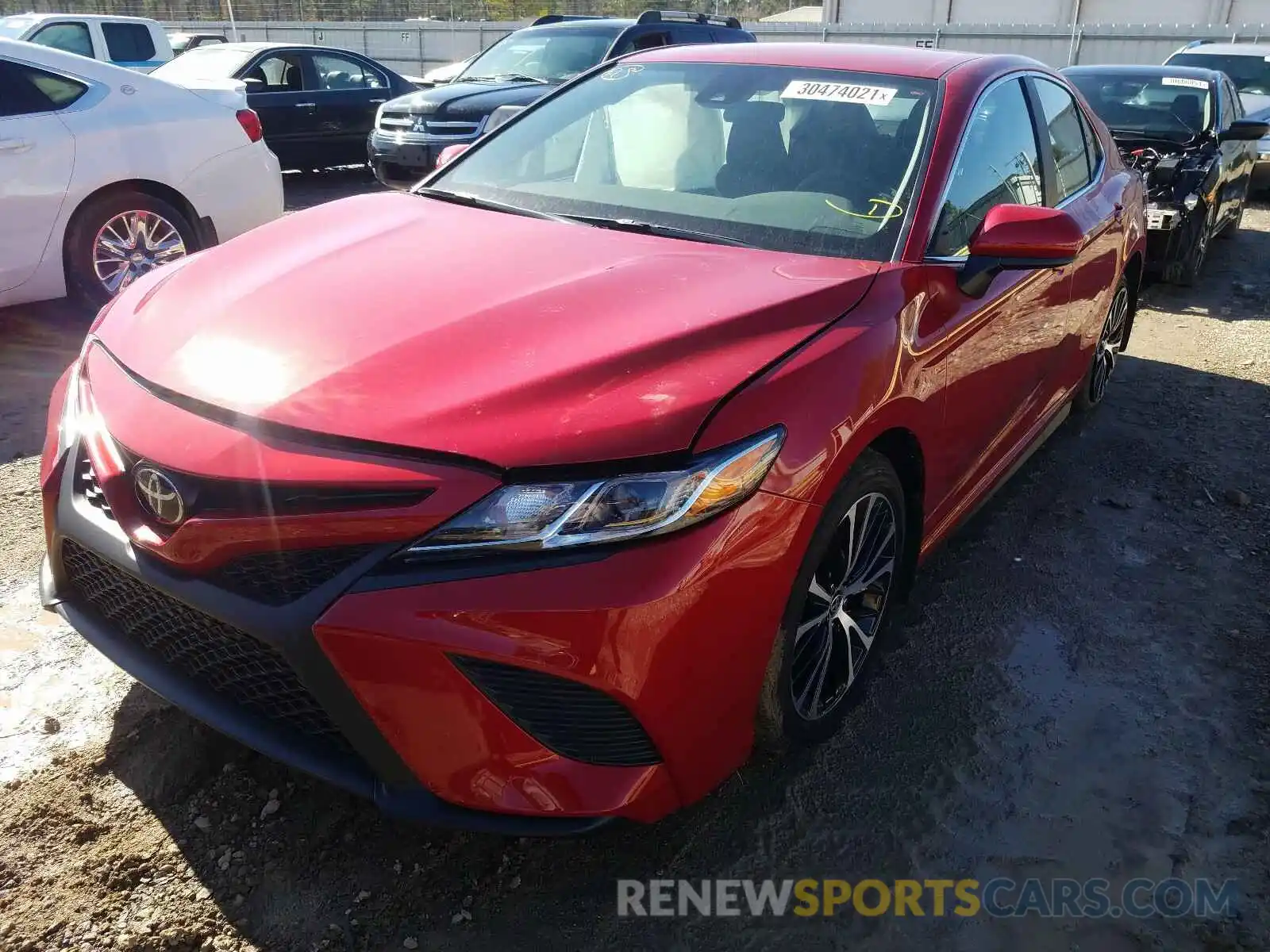 2 Photograph of a damaged car 4T1G11AK3LU392109 TOYOTA CAMRY 2020