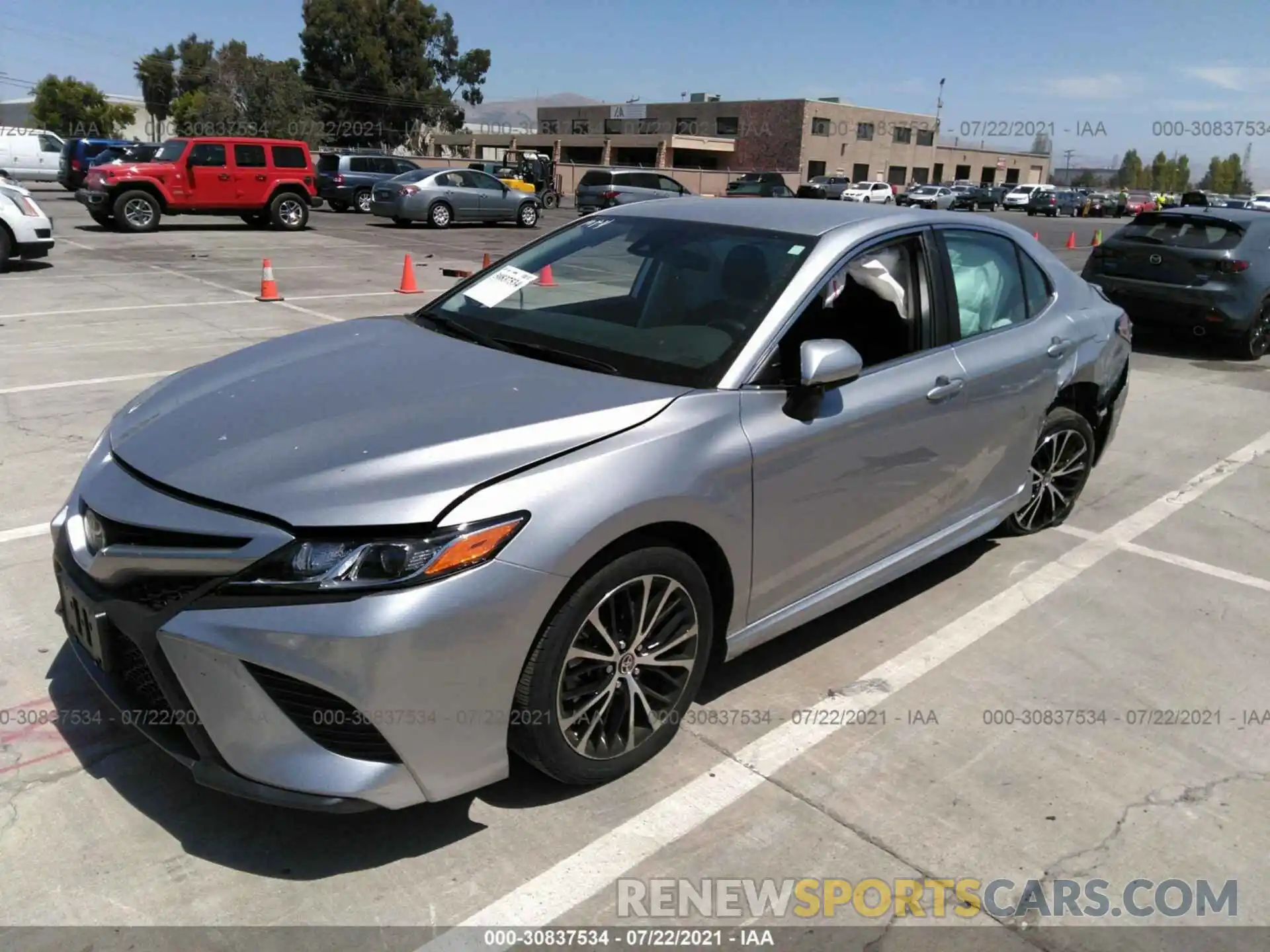 2 Photograph of a damaged car 4T1G11AK3LU502415 TOYOTA CAMRY 2020