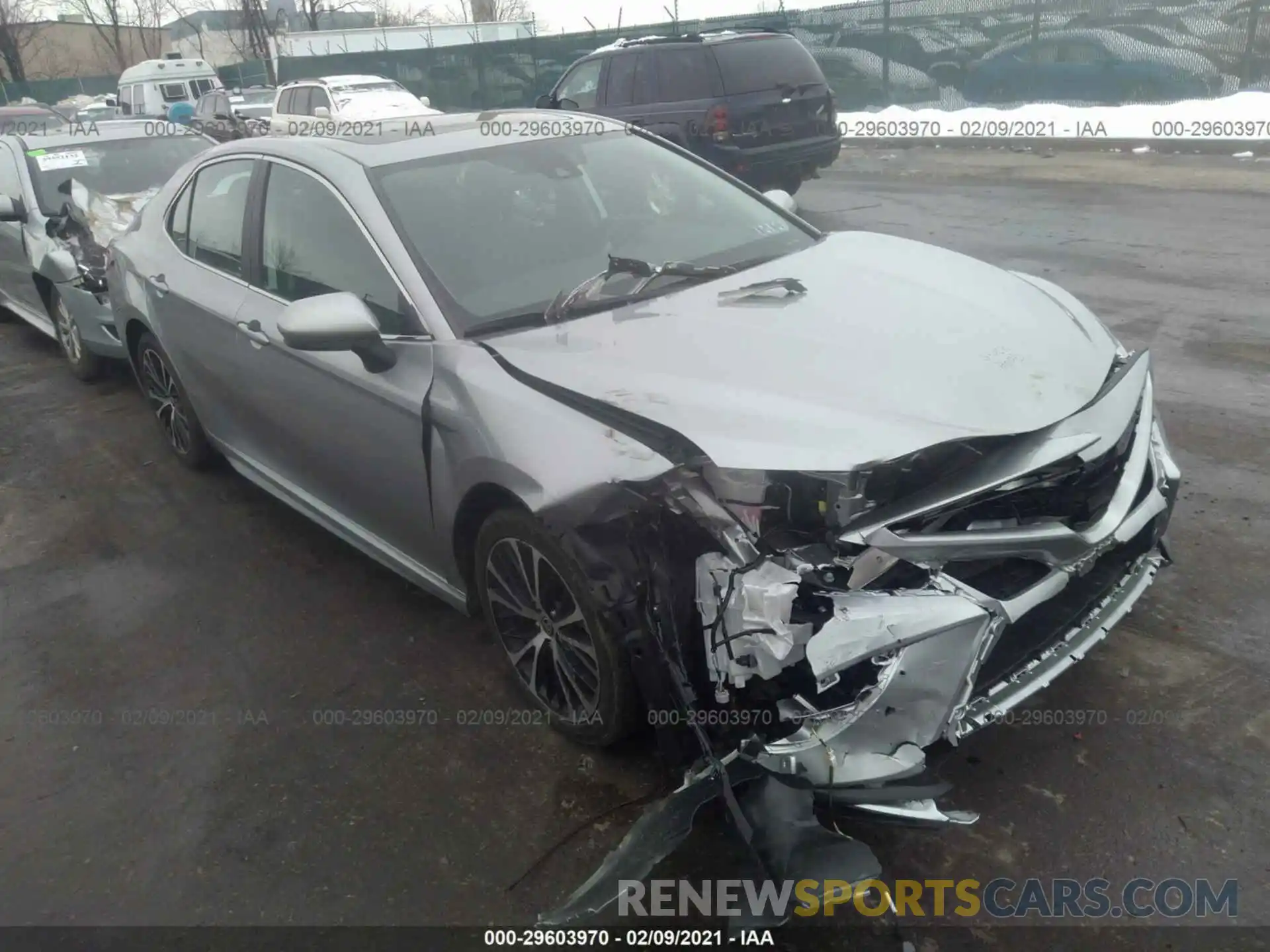 1 Photograph of a damaged car 4T1G11AK3LU503631 TOYOTA CAMRY 2020