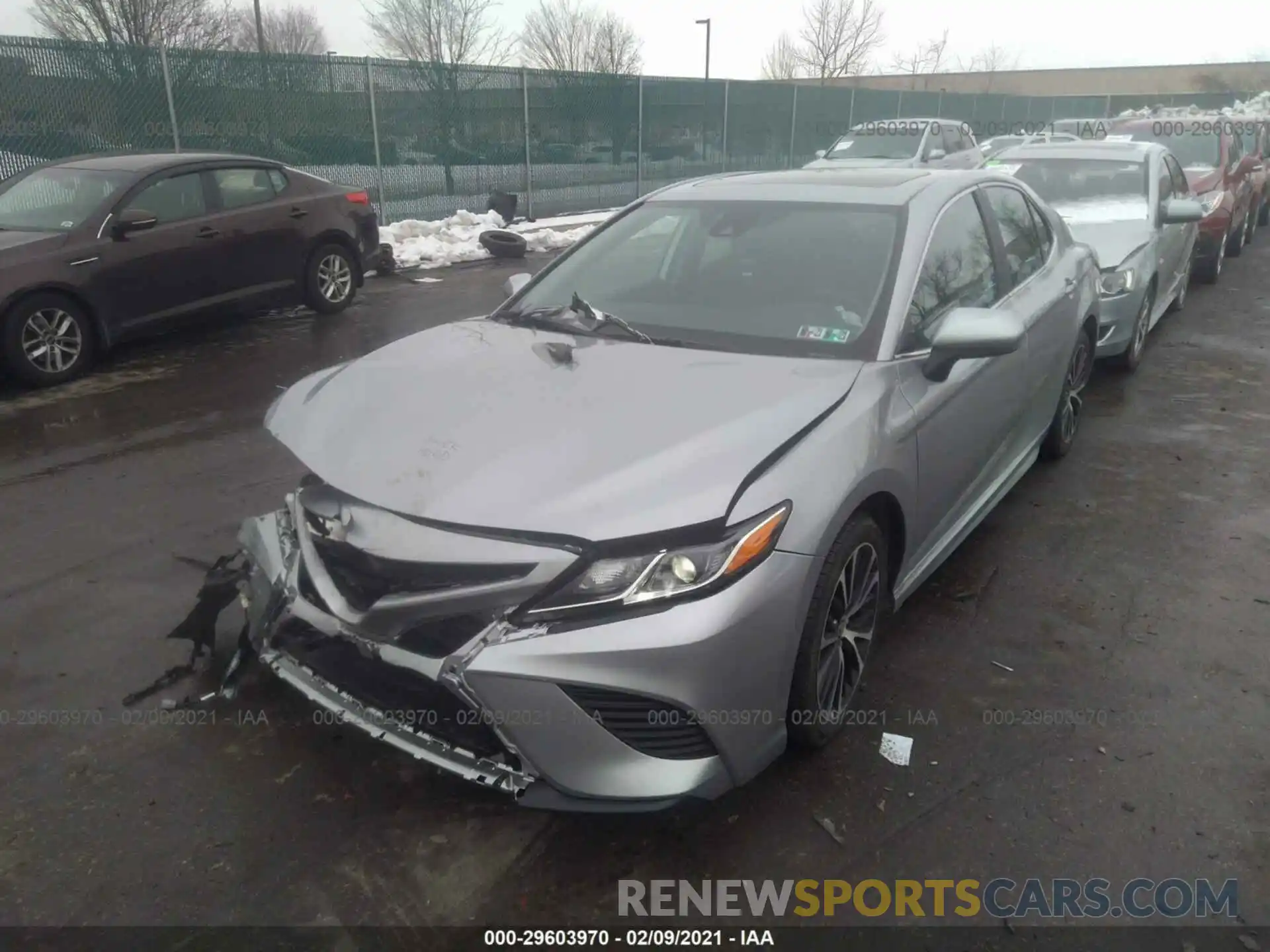 2 Photograph of a damaged car 4T1G11AK3LU503631 TOYOTA CAMRY 2020