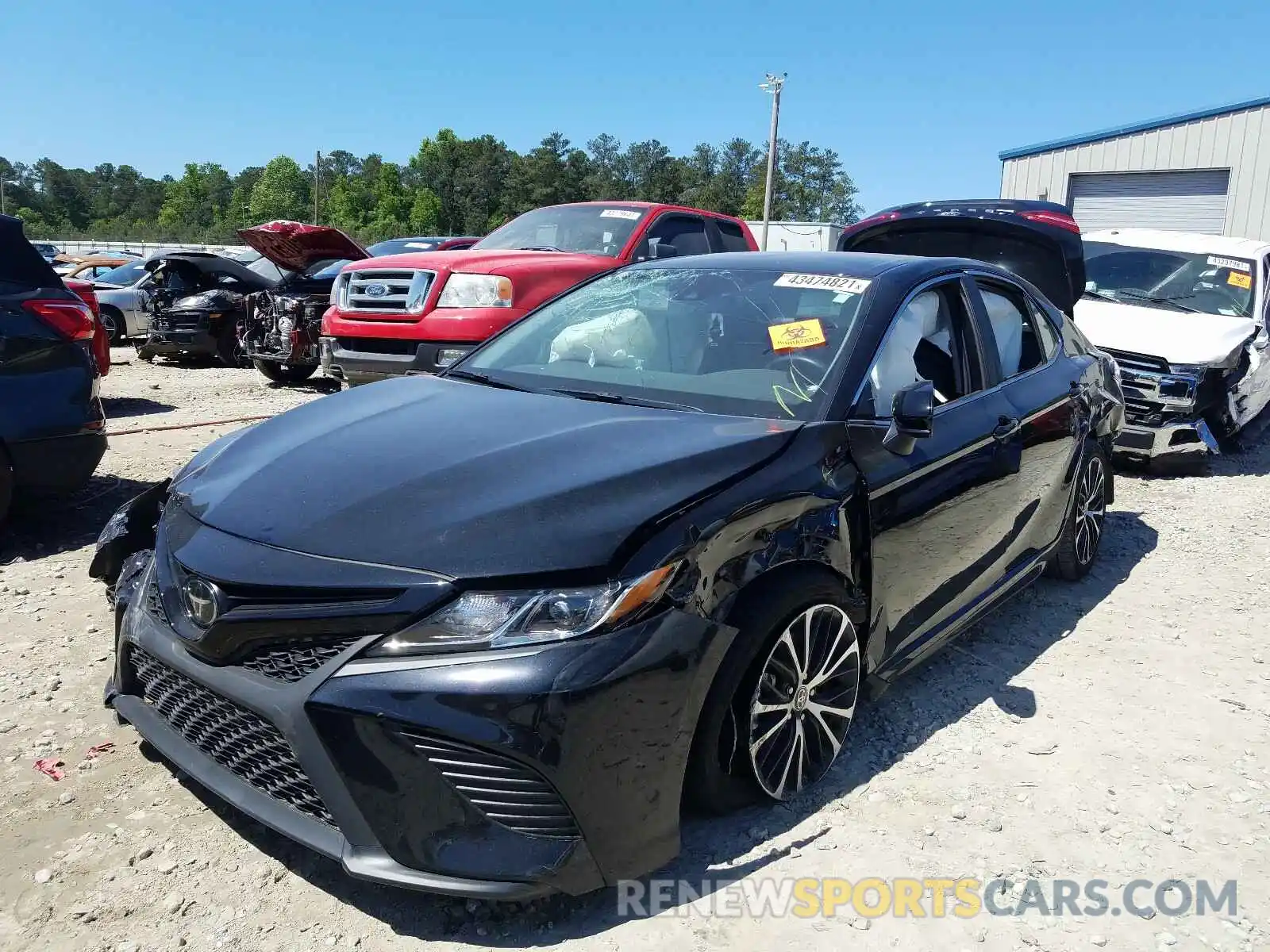 2 Photograph of a damaged car 4T1G11AK3LU504570 TOYOTA CAMRY 2020