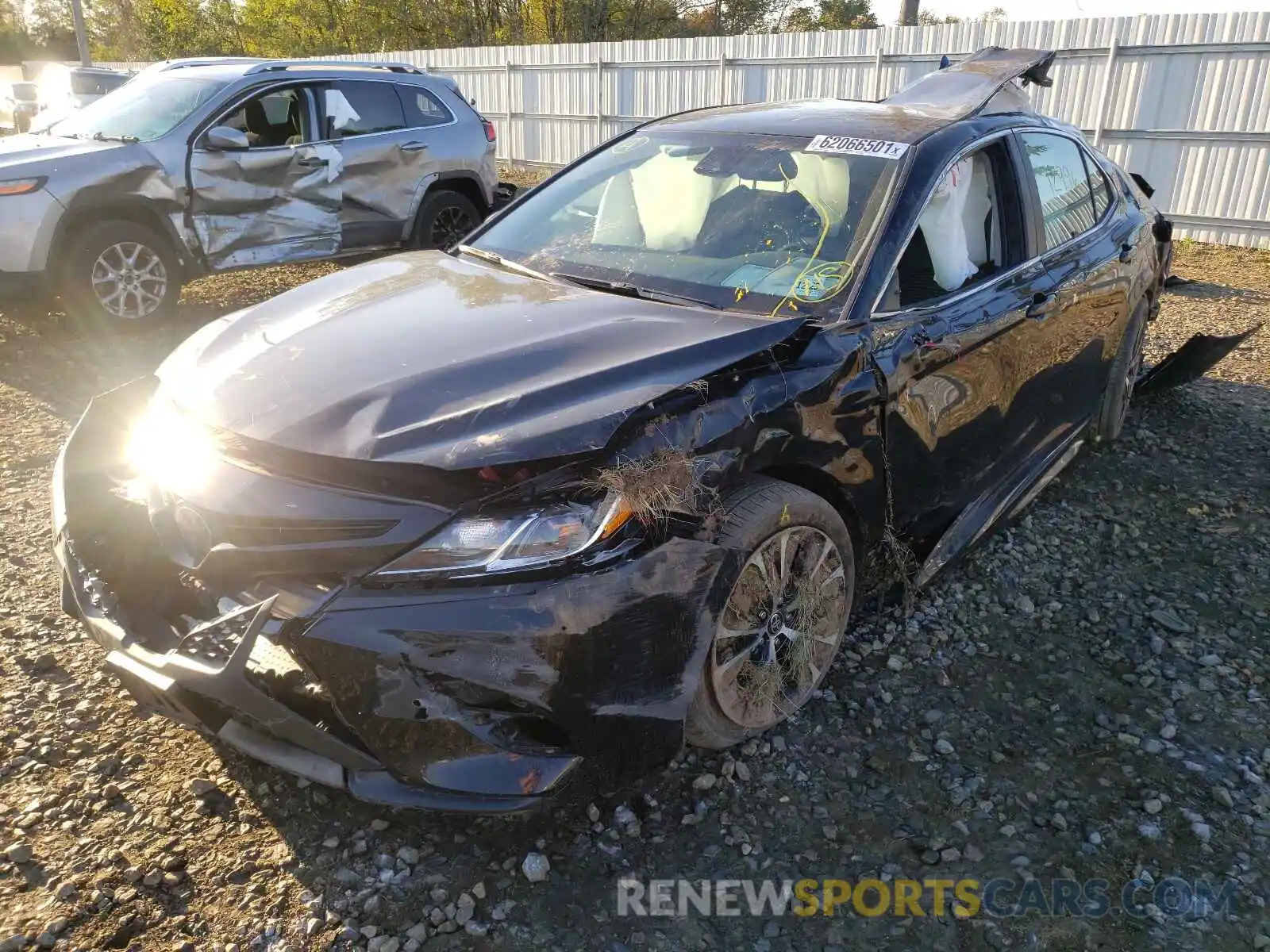 2 Photograph of a damaged car 4T1G11AK3LU504648 TOYOTA CAMRY 2020