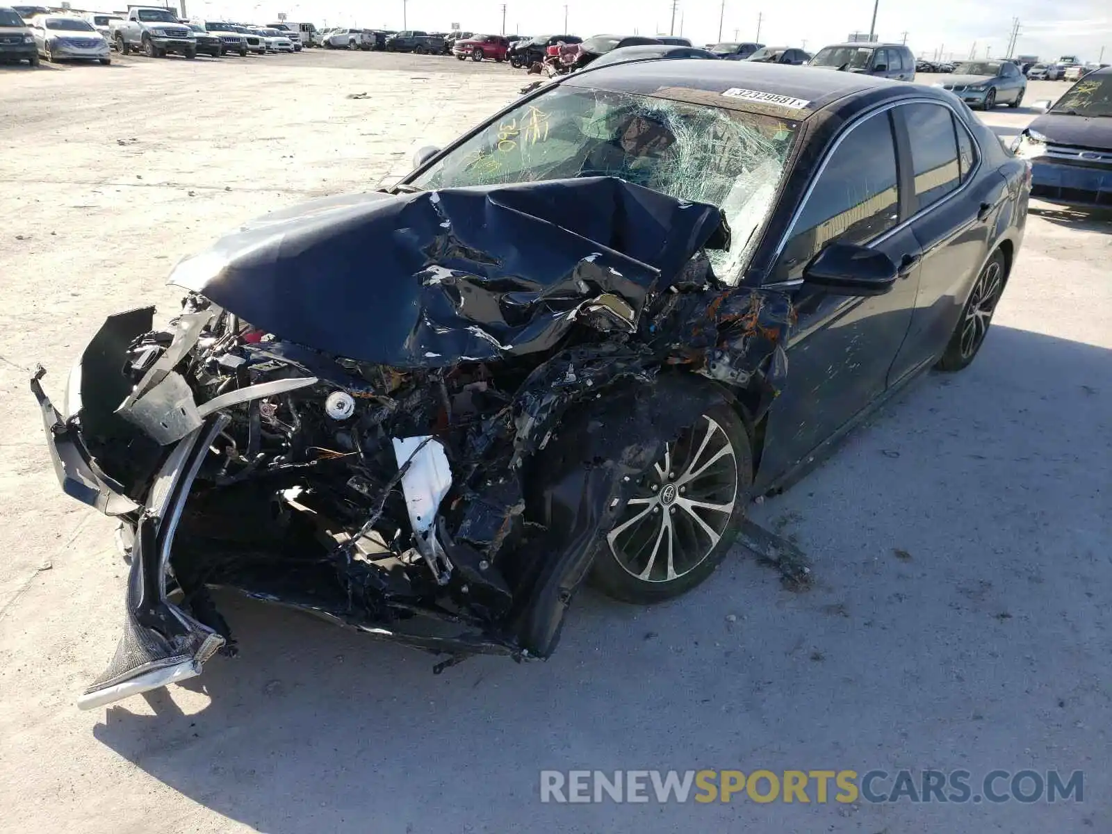 2 Photograph of a damaged car 4T1G11AK3LU504777 TOYOTA CAMRY 2020