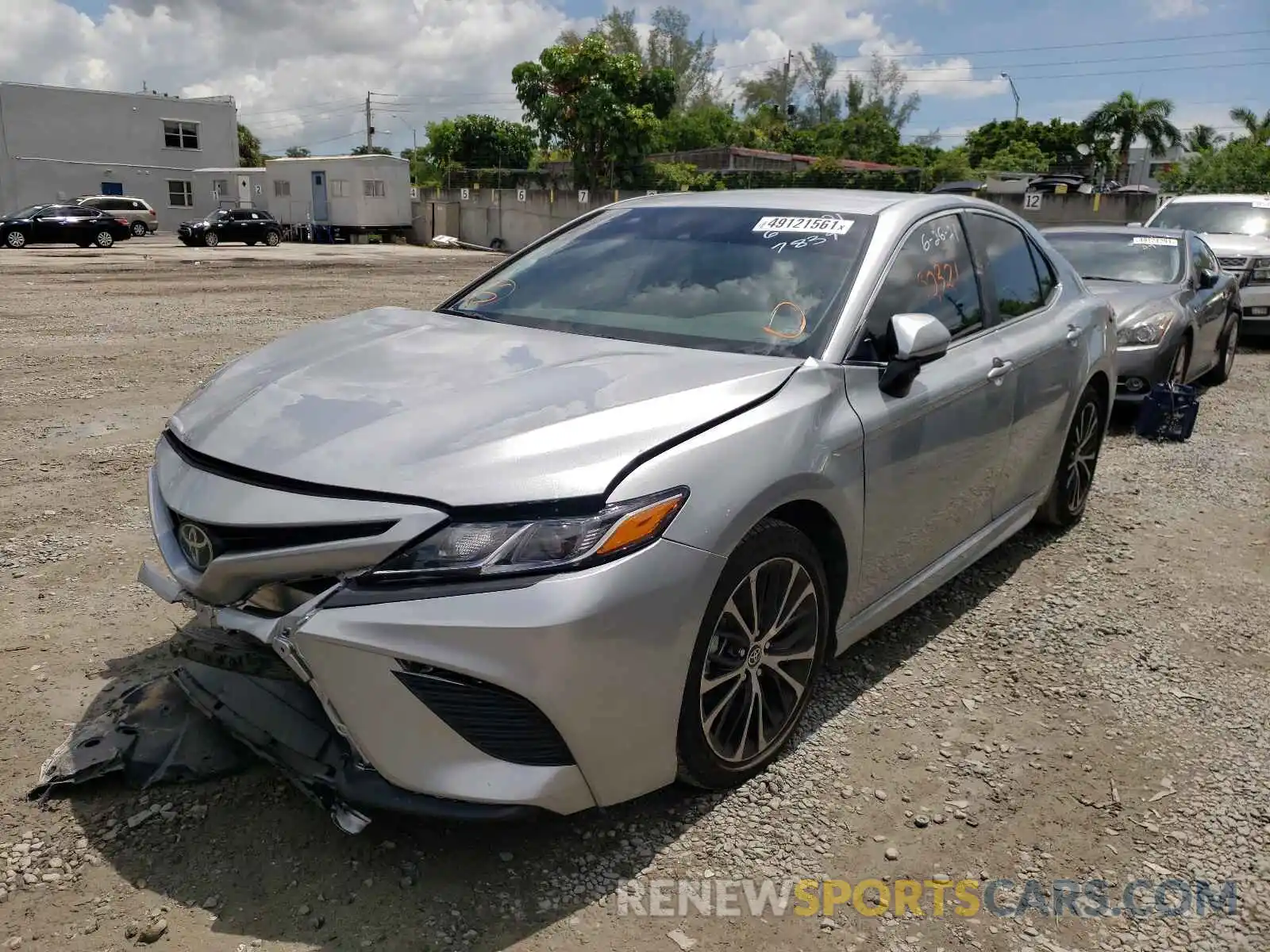 2 Photograph of a damaged car 4T1G11AK3LU507839 TOYOTA CAMRY 2020