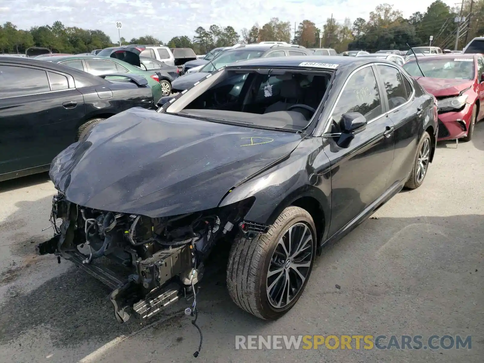 2 Photograph of a damaged car 4T1G11AK3LU857309 TOYOTA CAMRY 2020