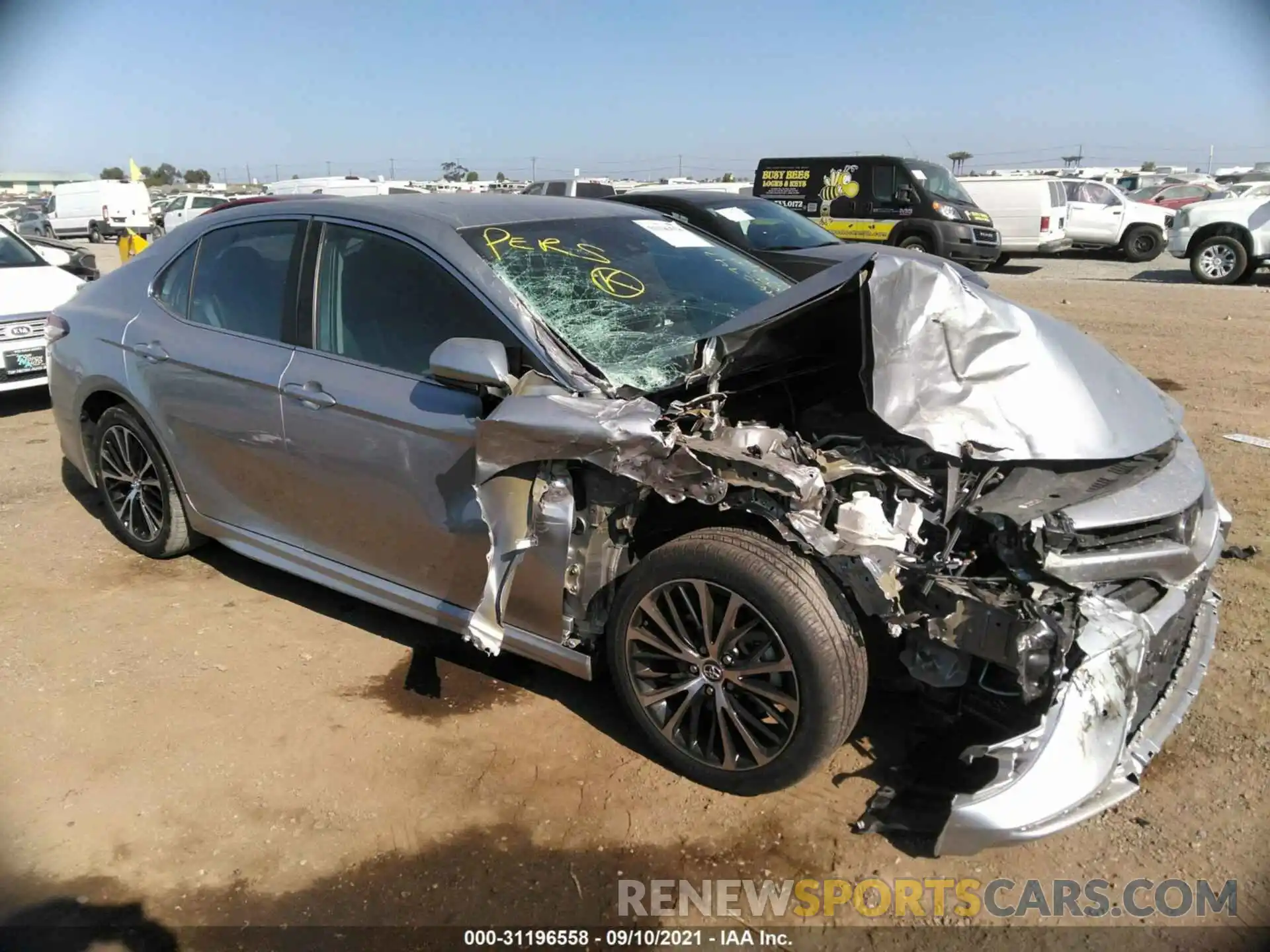 1 Photograph of a damaged car 4T1G11AK3LU858847 TOYOTA CAMRY 2020