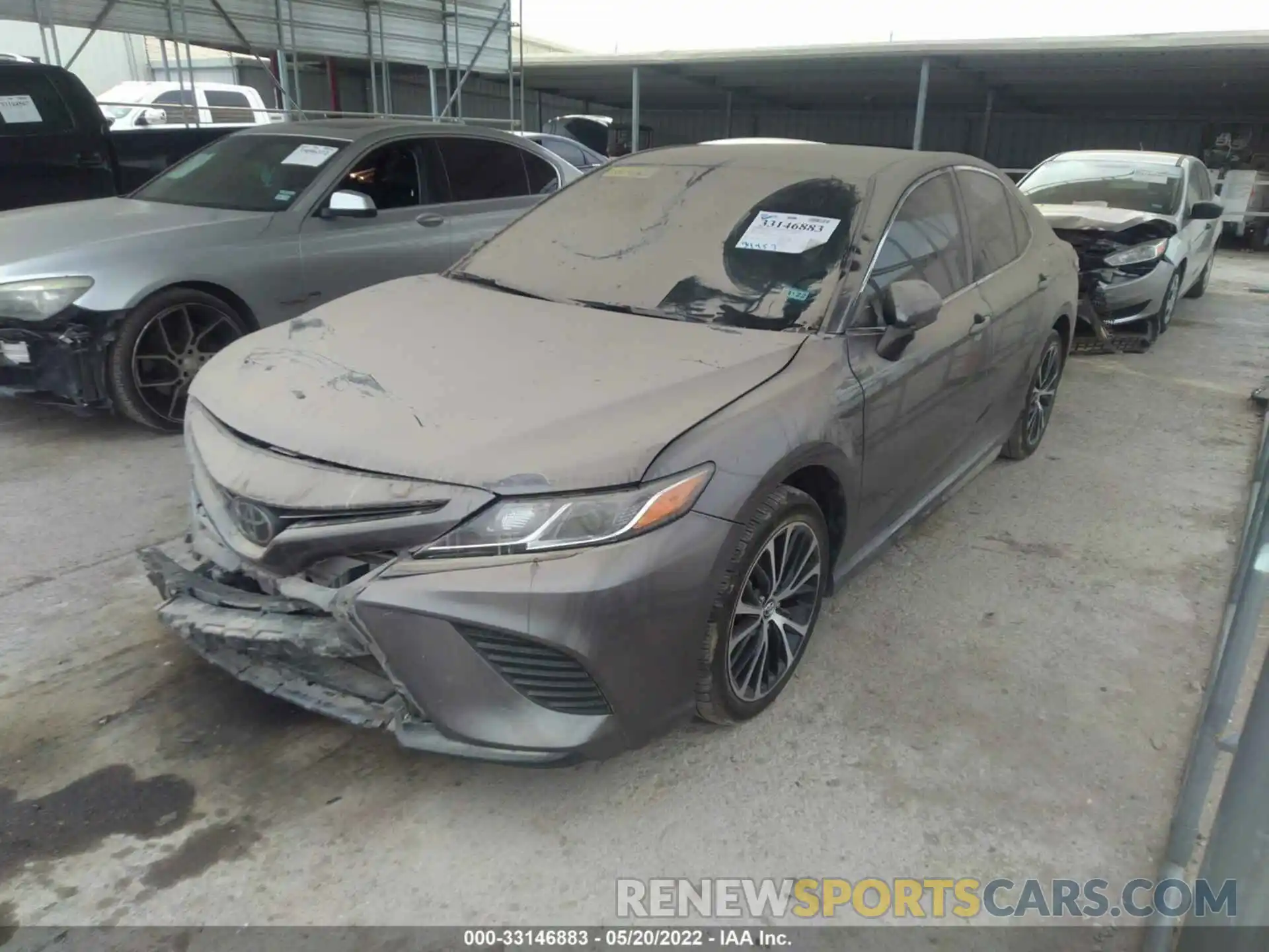 2 Photograph of a damaged car 4T1G11AK3LU859545 TOYOTA CAMRY 2020