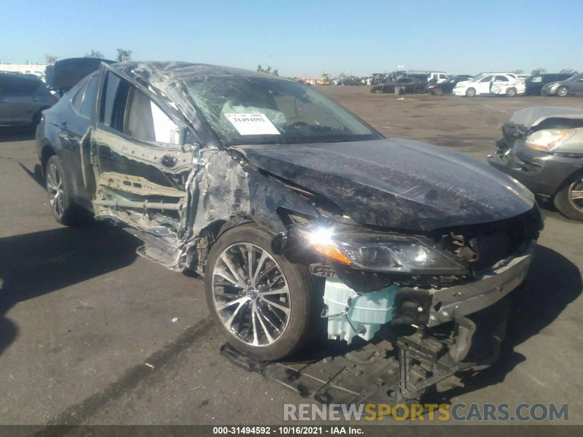 1 Photograph of a damaged car 4T1G11AK3LU862154 TOYOTA CAMRY 2020