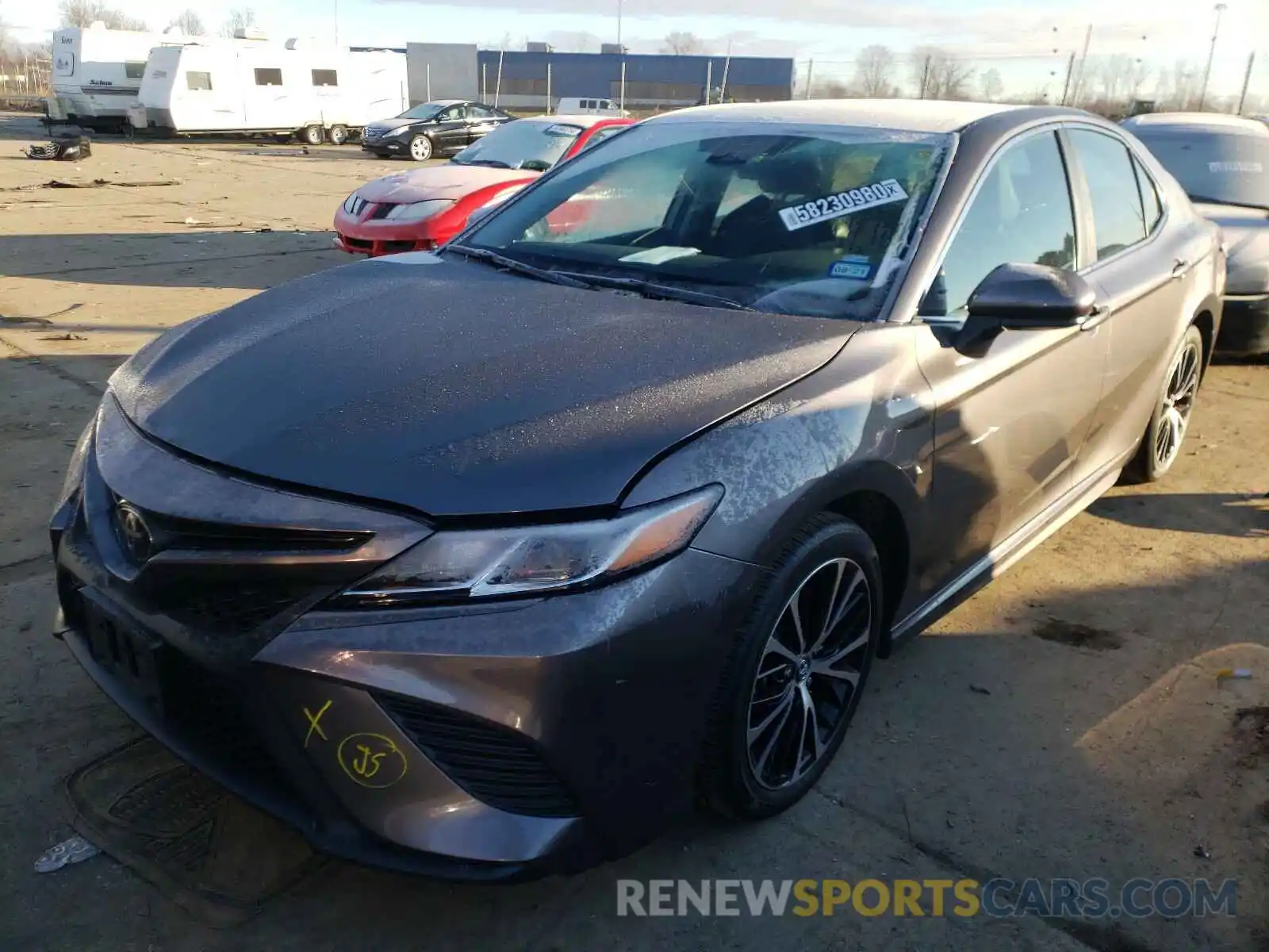 2 Photograph of a damaged car 4T1G11AK3LU875521 TOYOTA CAMRY 2020