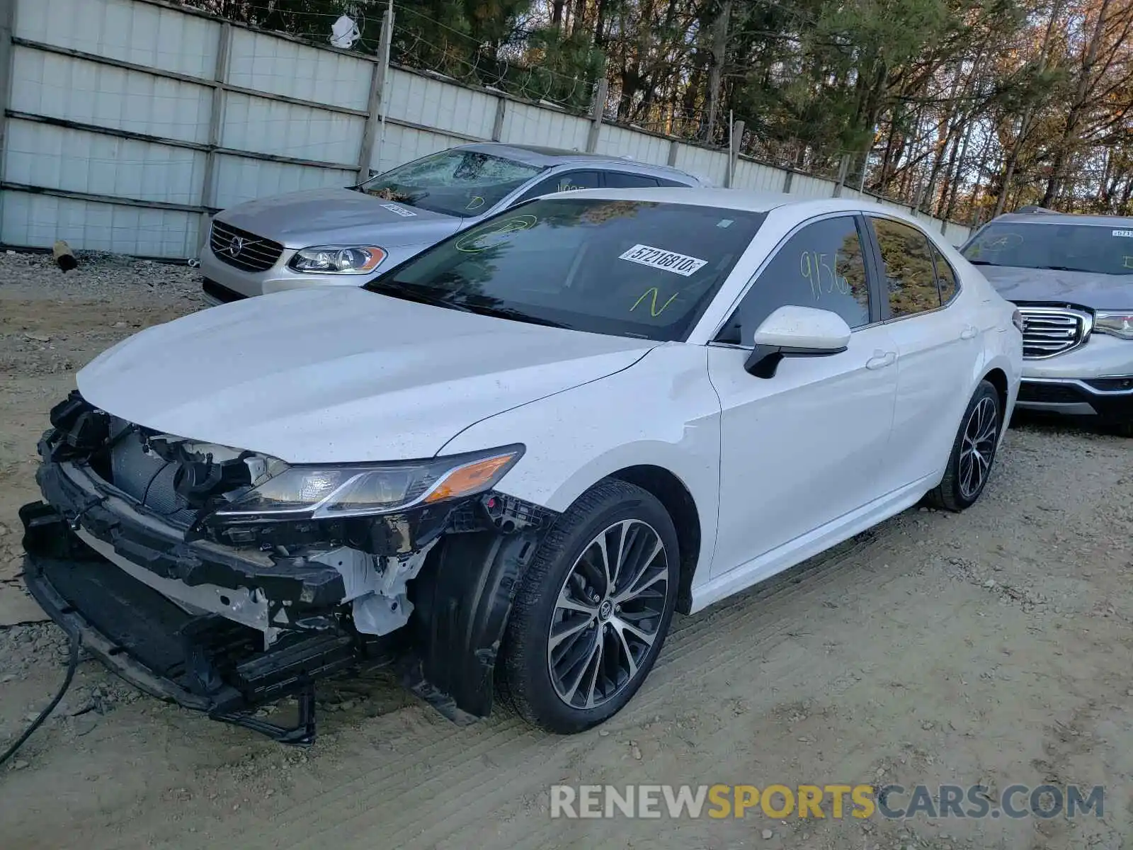 2 Photograph of a damaged car 4T1G11AK3LU877043 TOYOTA CAMRY 2020