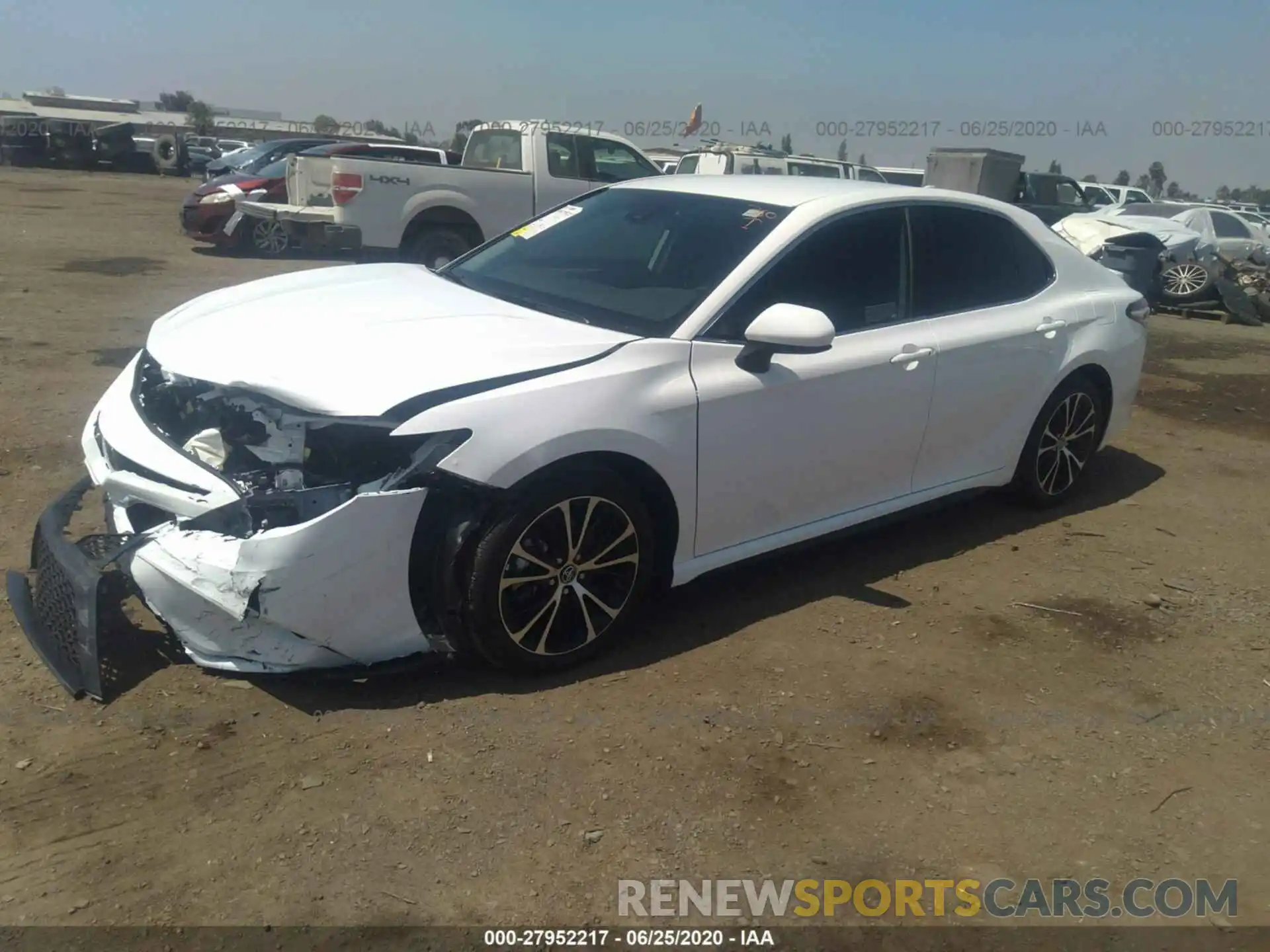 2 Photograph of a damaged car 4T1G11AK3LU881478 TOYOTA CAMRY 2020