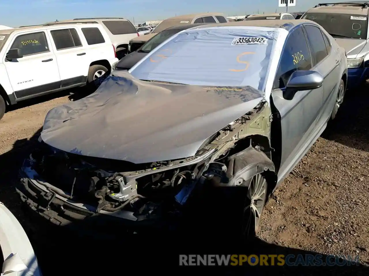 2 Photograph of a damaged car 4T1G11AK3LU883098 TOYOTA CAMRY 2020