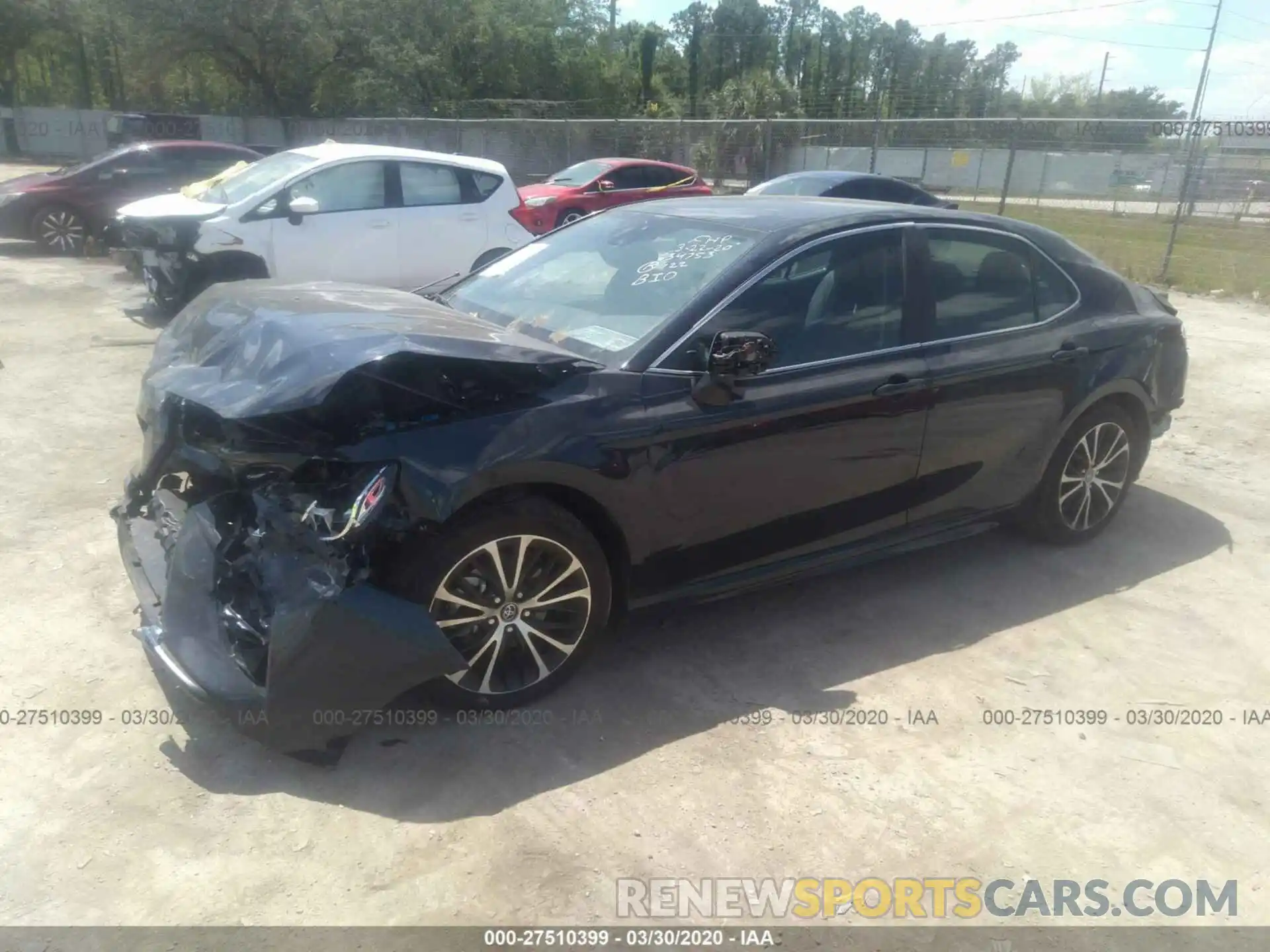 2 Photograph of a damaged car 4T1G11AK3LU883523 TOYOTA CAMRY 2020