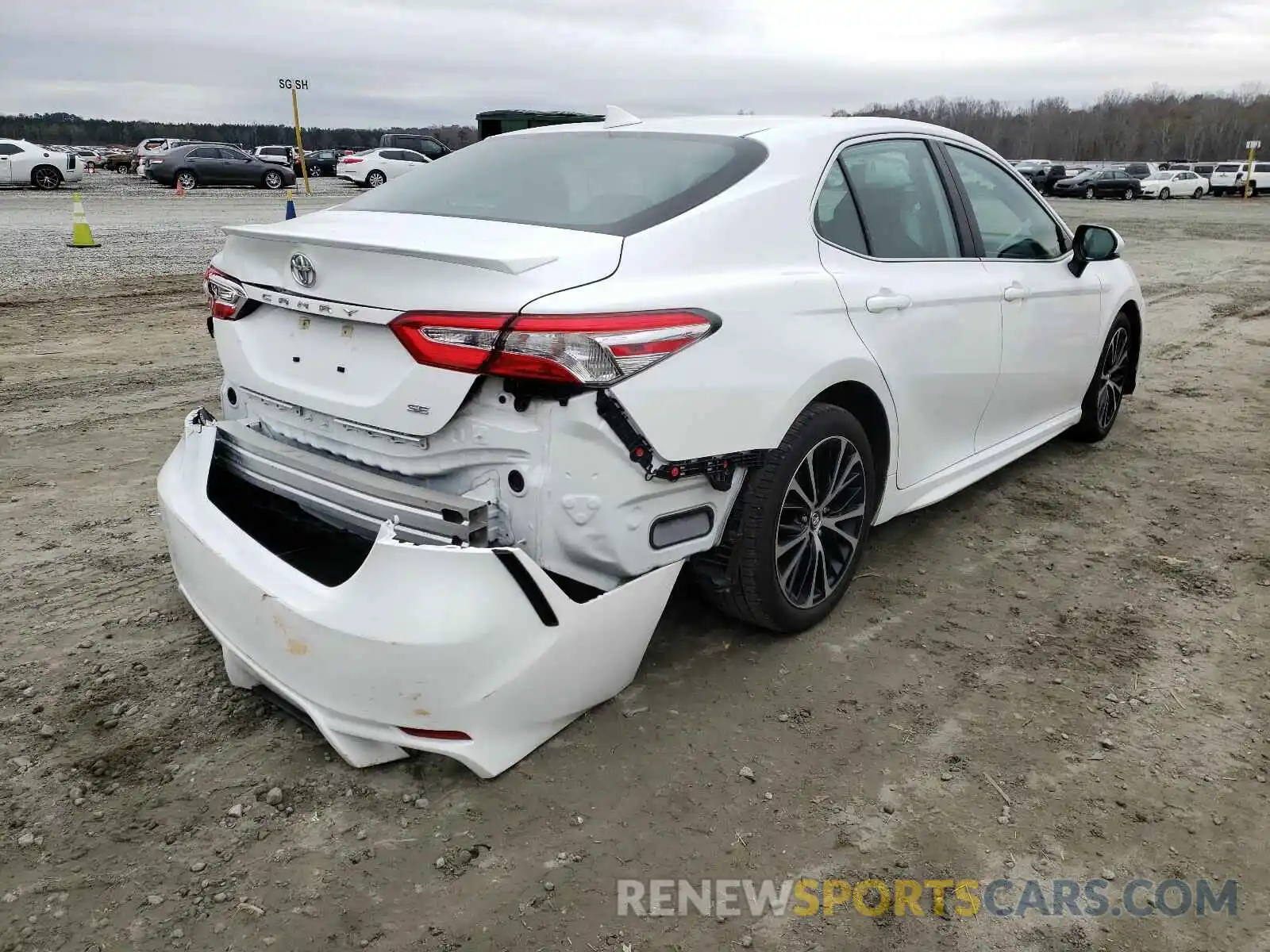 4 Photograph of a damaged car 4T1G11AK3LU890570 TOYOTA CAMRY 2020