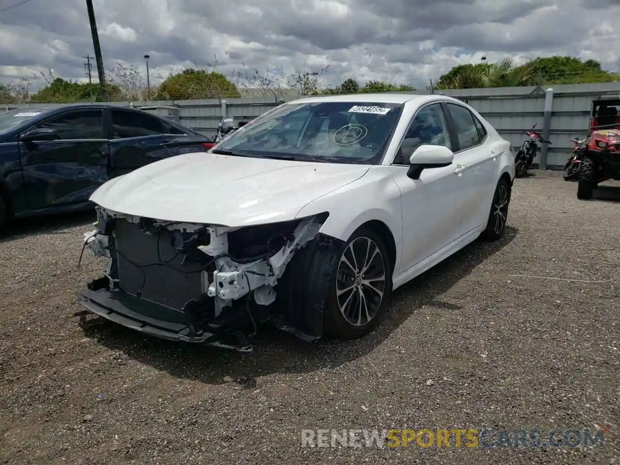 2 Photograph of a damaged car 4T1G11AK3LU898734 TOYOTA CAMRY 2020