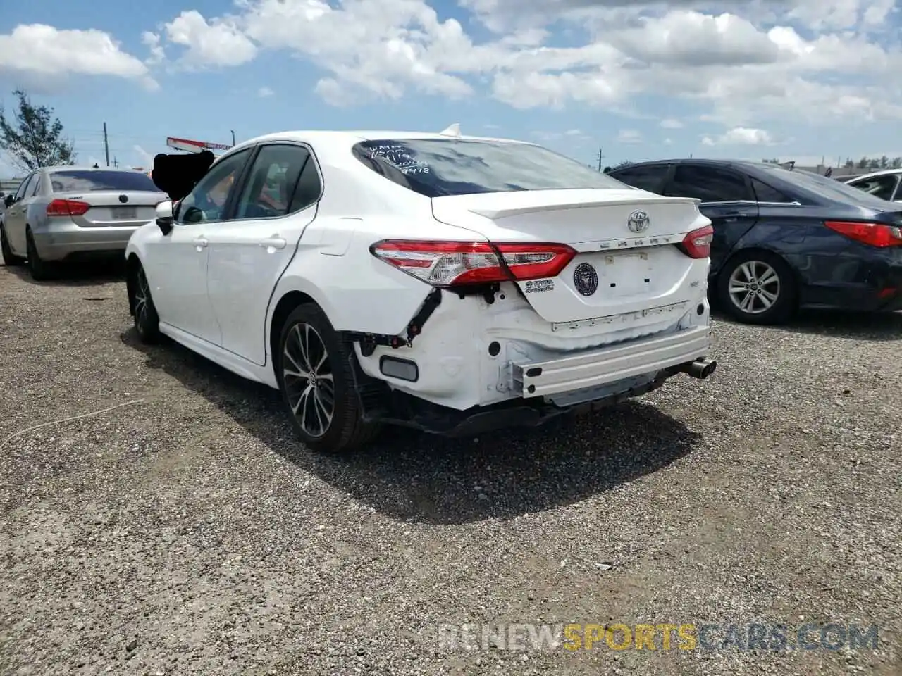 3 Photograph of a damaged car 4T1G11AK3LU898734 TOYOTA CAMRY 2020