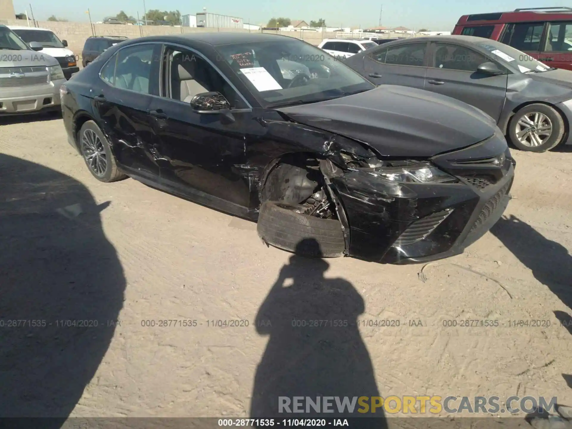 1 Photograph of a damaged car 4T1G11AK3LU913717 TOYOTA CAMRY 2020