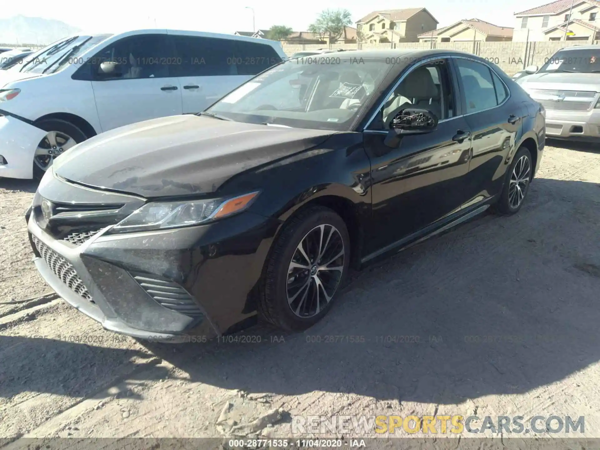 2 Photograph of a damaged car 4T1G11AK3LU913717 TOYOTA CAMRY 2020