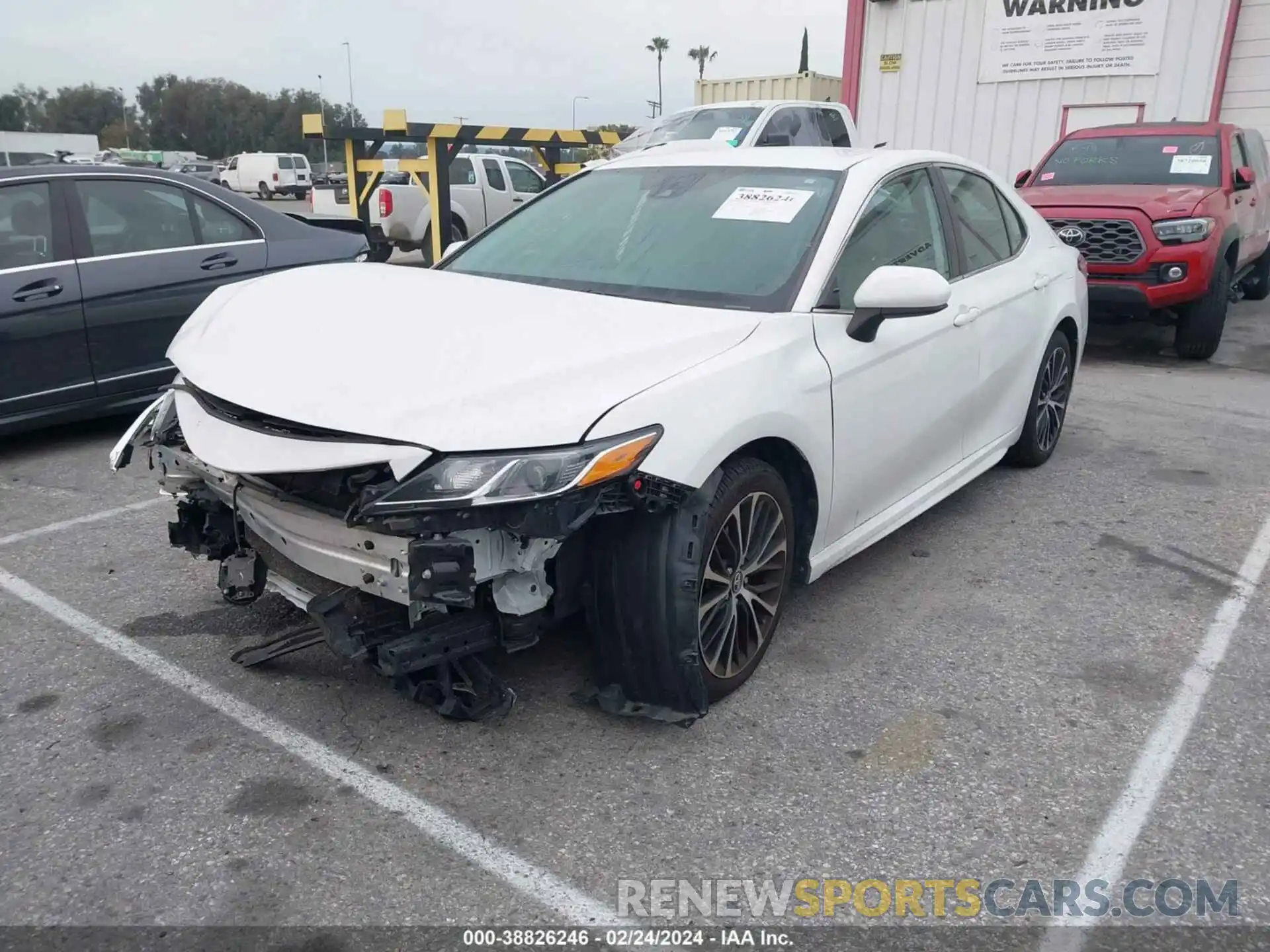 2 Photograph of a damaged car 4T1G11AK3LU917198 TOYOTA CAMRY 2020