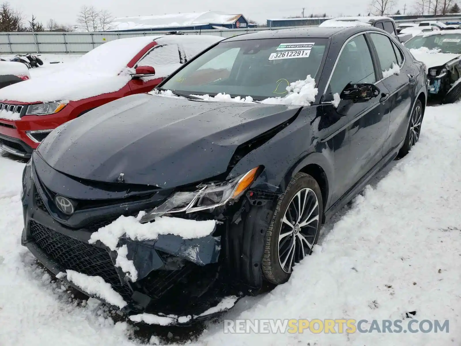 2 Photograph of a damaged car 4T1G11AK3LU922319 TOYOTA CAMRY 2020