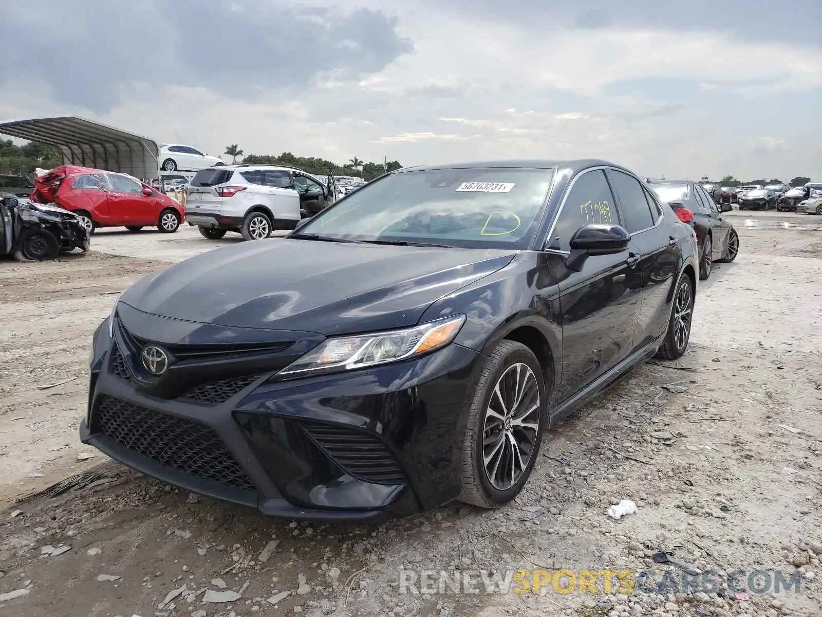 2 Photograph of a damaged car 4T1G11AK3LU922725 TOYOTA CAMRY 2020