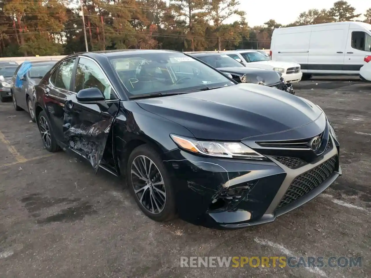 1 Photograph of a damaged car 4T1G11AK3LU923941 TOYOTA CAMRY 2020