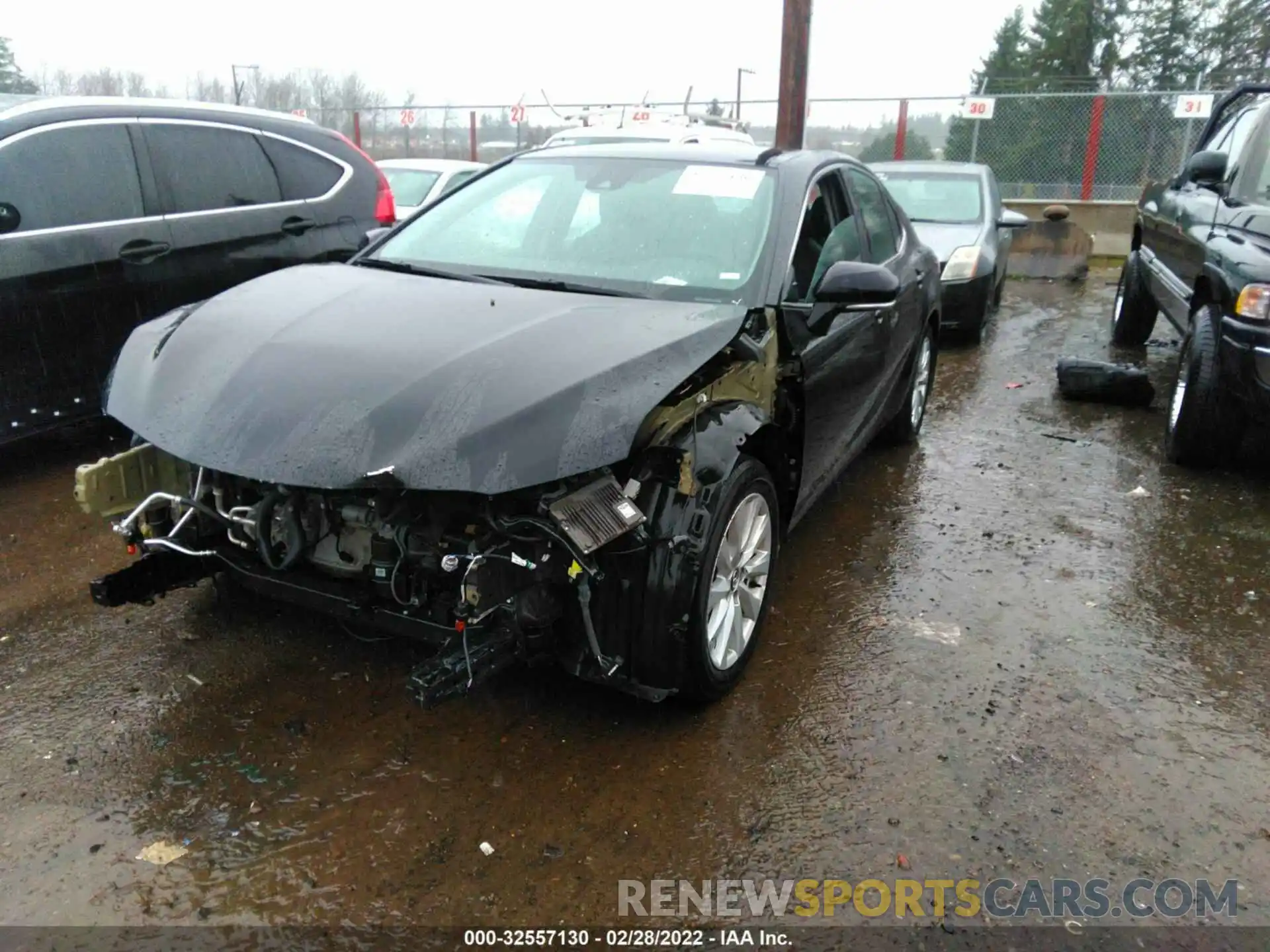 2 Photograph of a damaged car 4T1G11AK3LU929545 TOYOTA CAMRY 2020