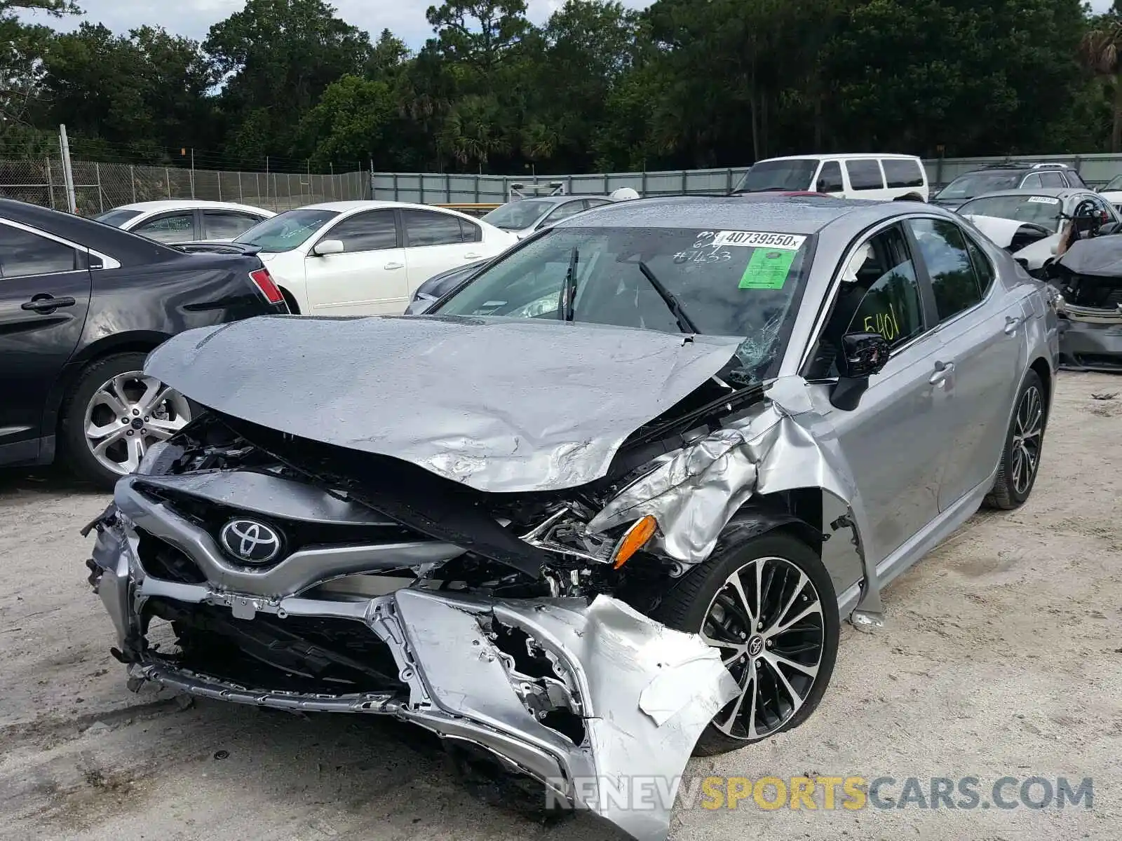 2 Photograph of a damaged car 4T1G11AK3LU933739 TOYOTA CAMRY 2020