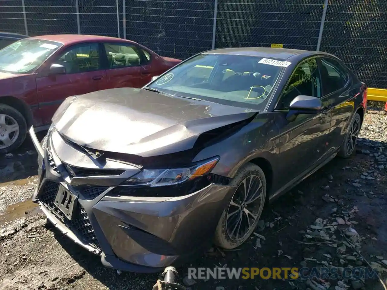 2 Photograph of a damaged car 4T1G11AK3LU949407 TOYOTA CAMRY 2020