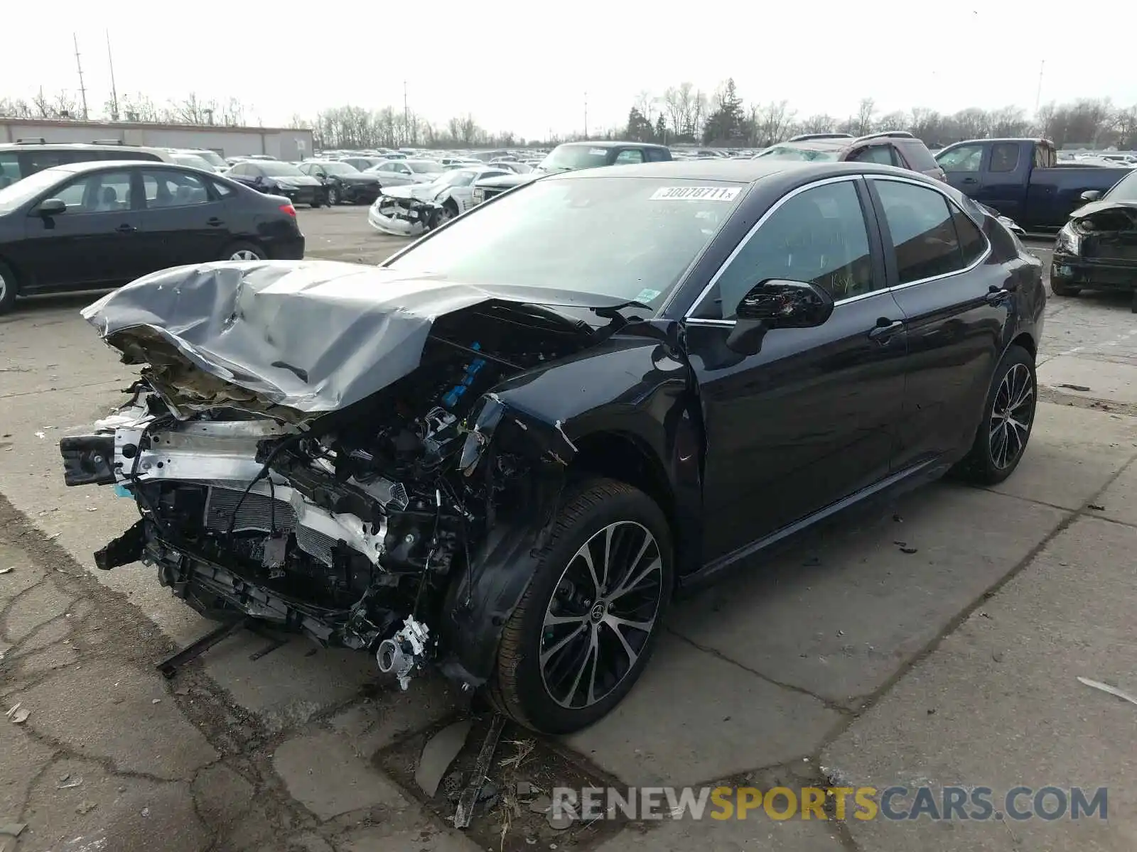 2 Photograph of a damaged car 4T1G11AK3LU954395 TOYOTA CAMRY 2020