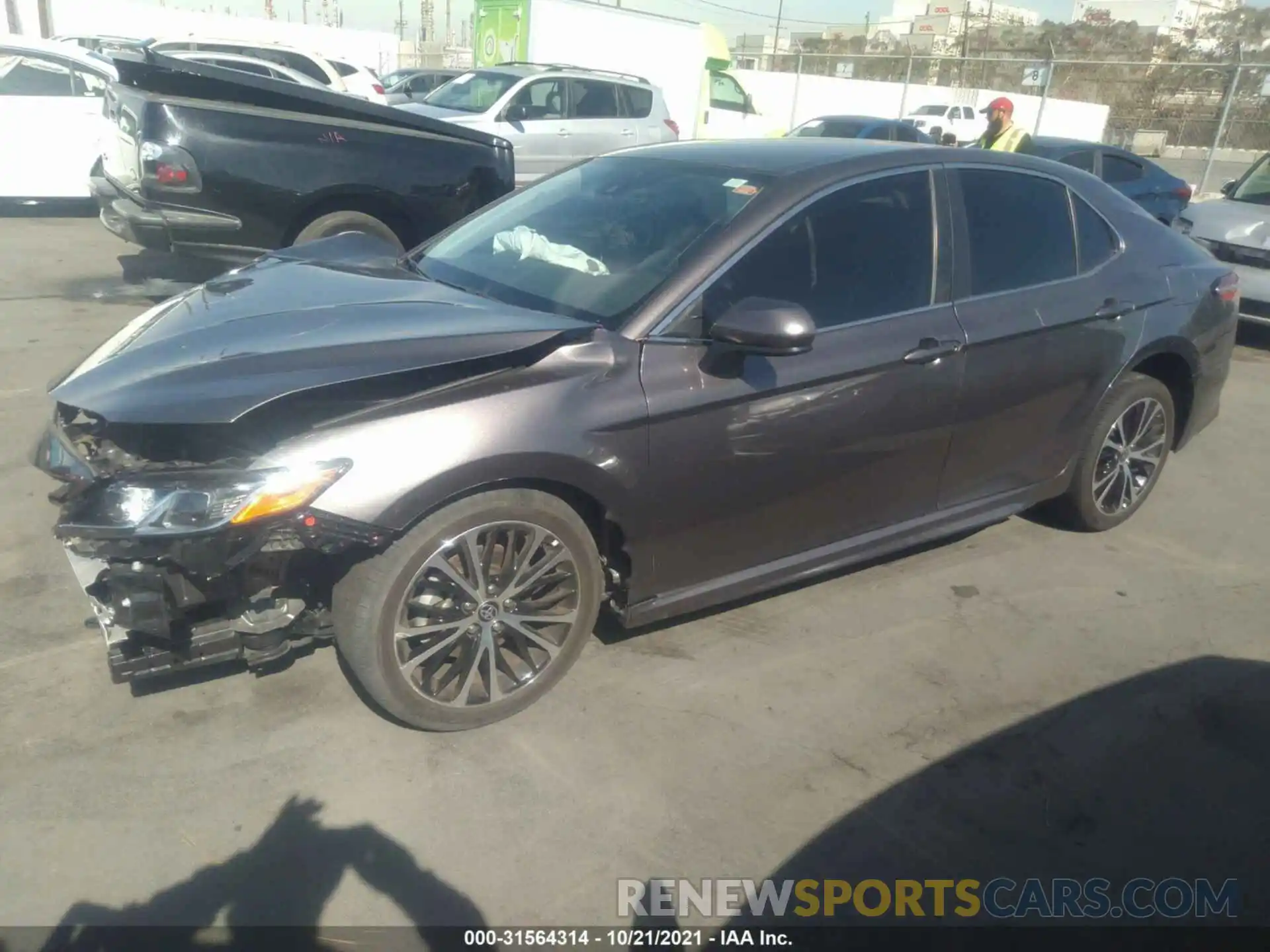 2 Photograph of a damaged car 4T1G11AK3LU955269 TOYOTA CAMRY 2020