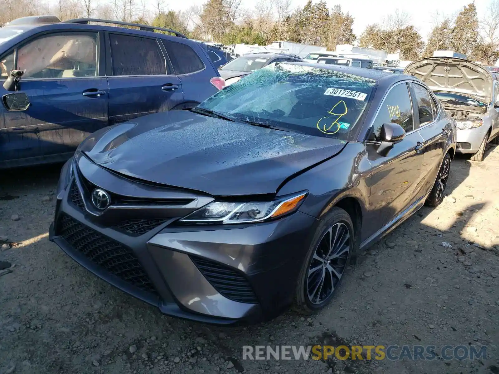 2 Photograph of a damaged car 4T1G11AK3LU965834 TOYOTA CAMRY 2020