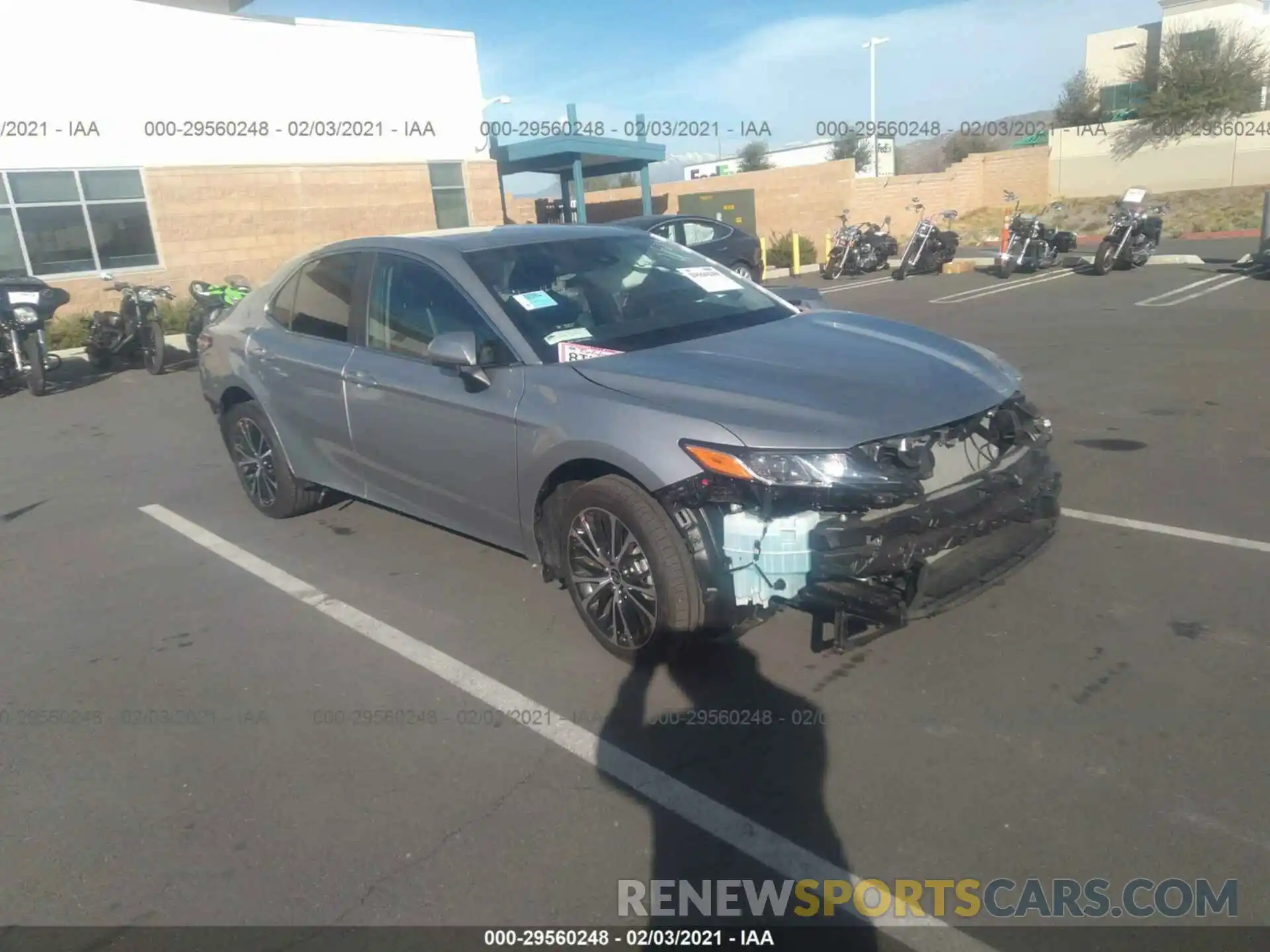 1 Photograph of a damaged car 4T1G11AK3LU972508 TOYOTA CAMRY 2020