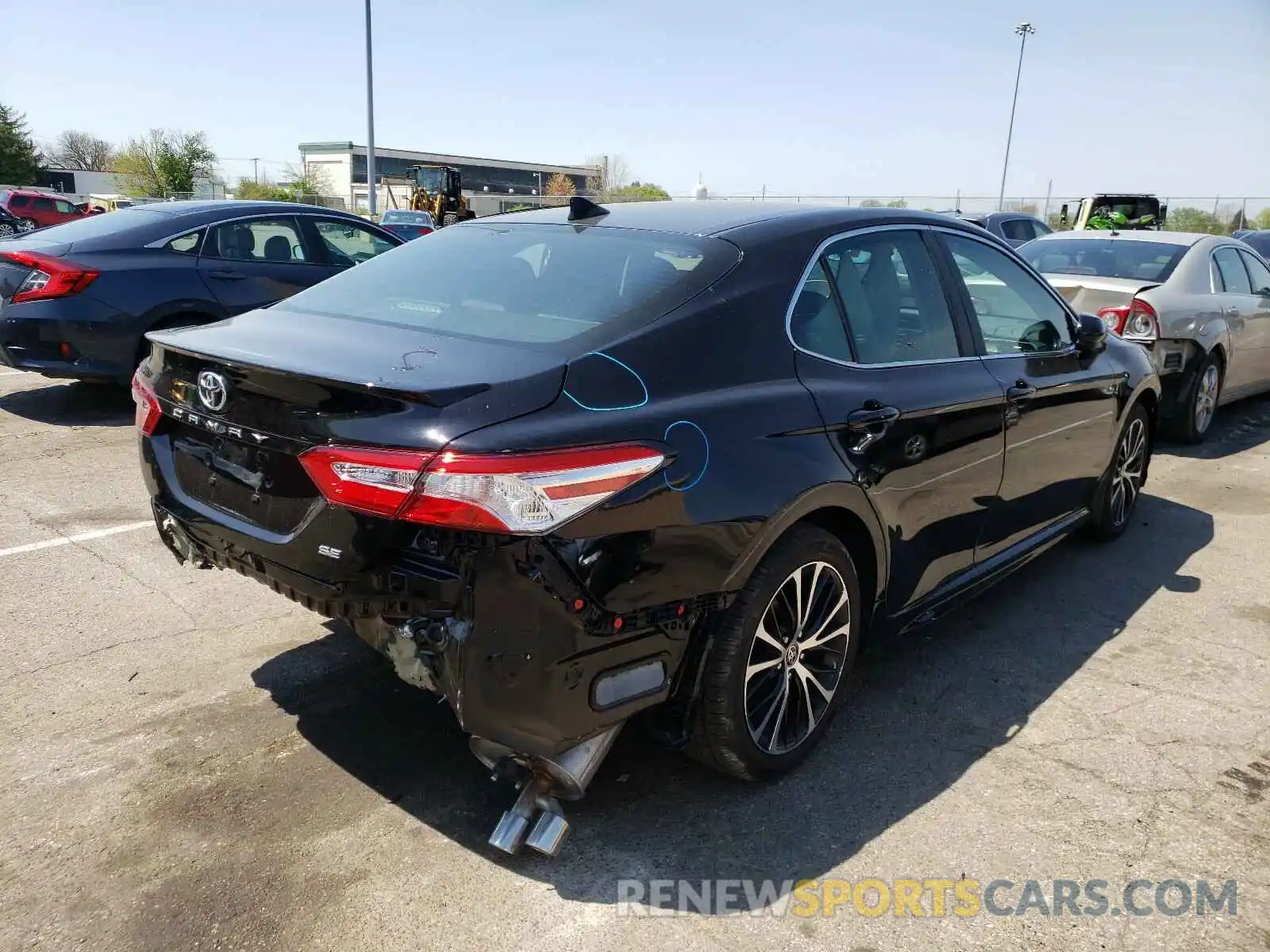 4 Photograph of a damaged car 4T1G11AK3LU972847 TOYOTA CAMRY 2020