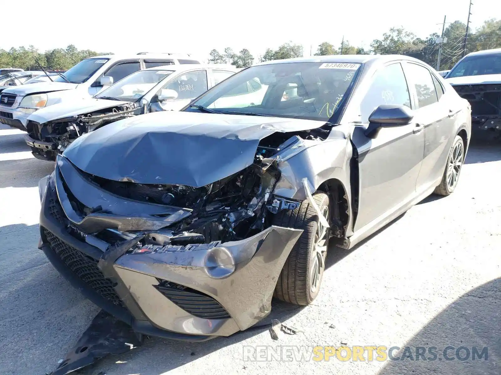 2 Photograph of a damaged car 4T1G11AK3LU994654 TOYOTA CAMRY 2020