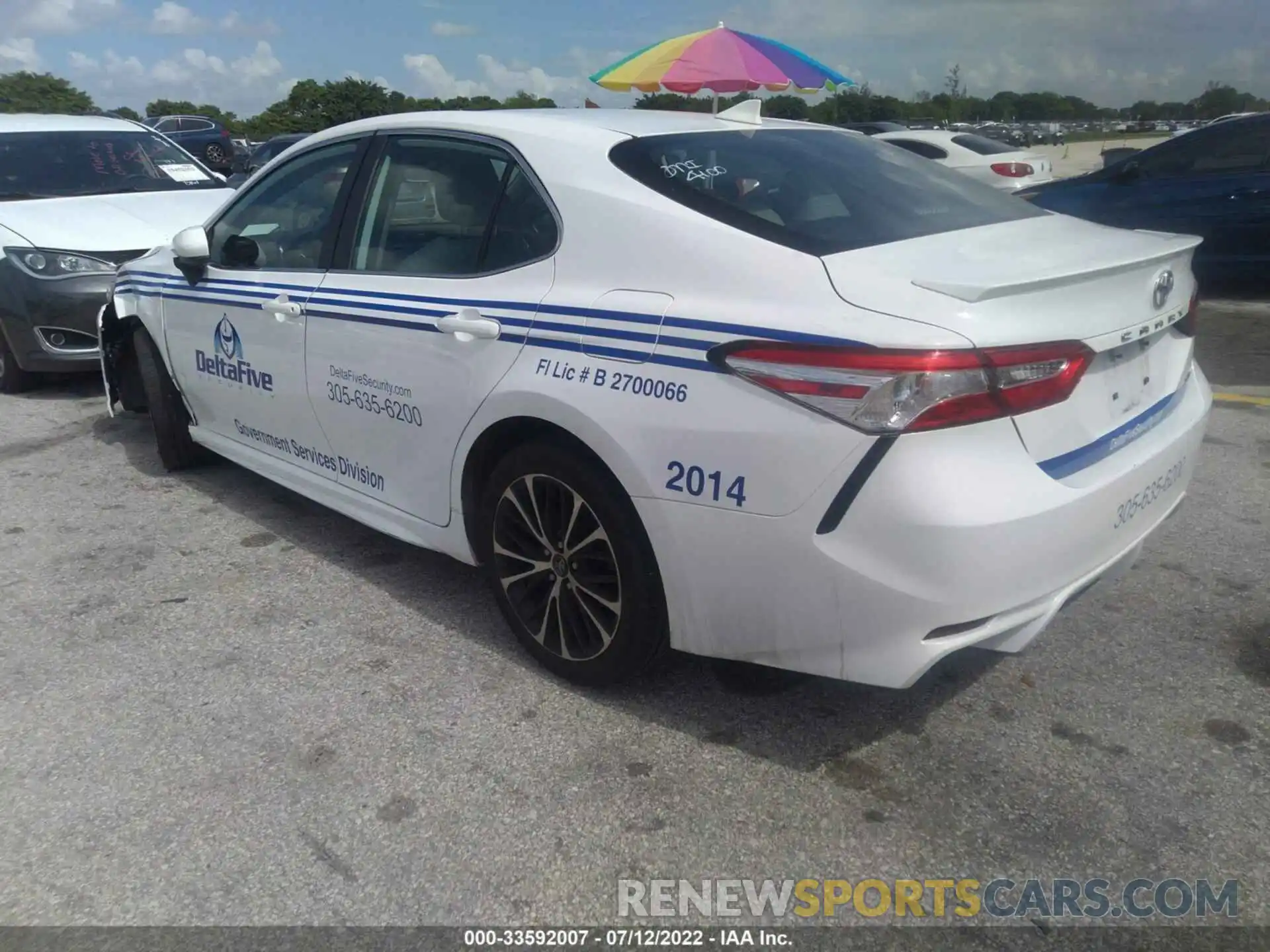 3 Photograph of a damaged car 4T1G11AK4LU305494 TOYOTA CAMRY 2020